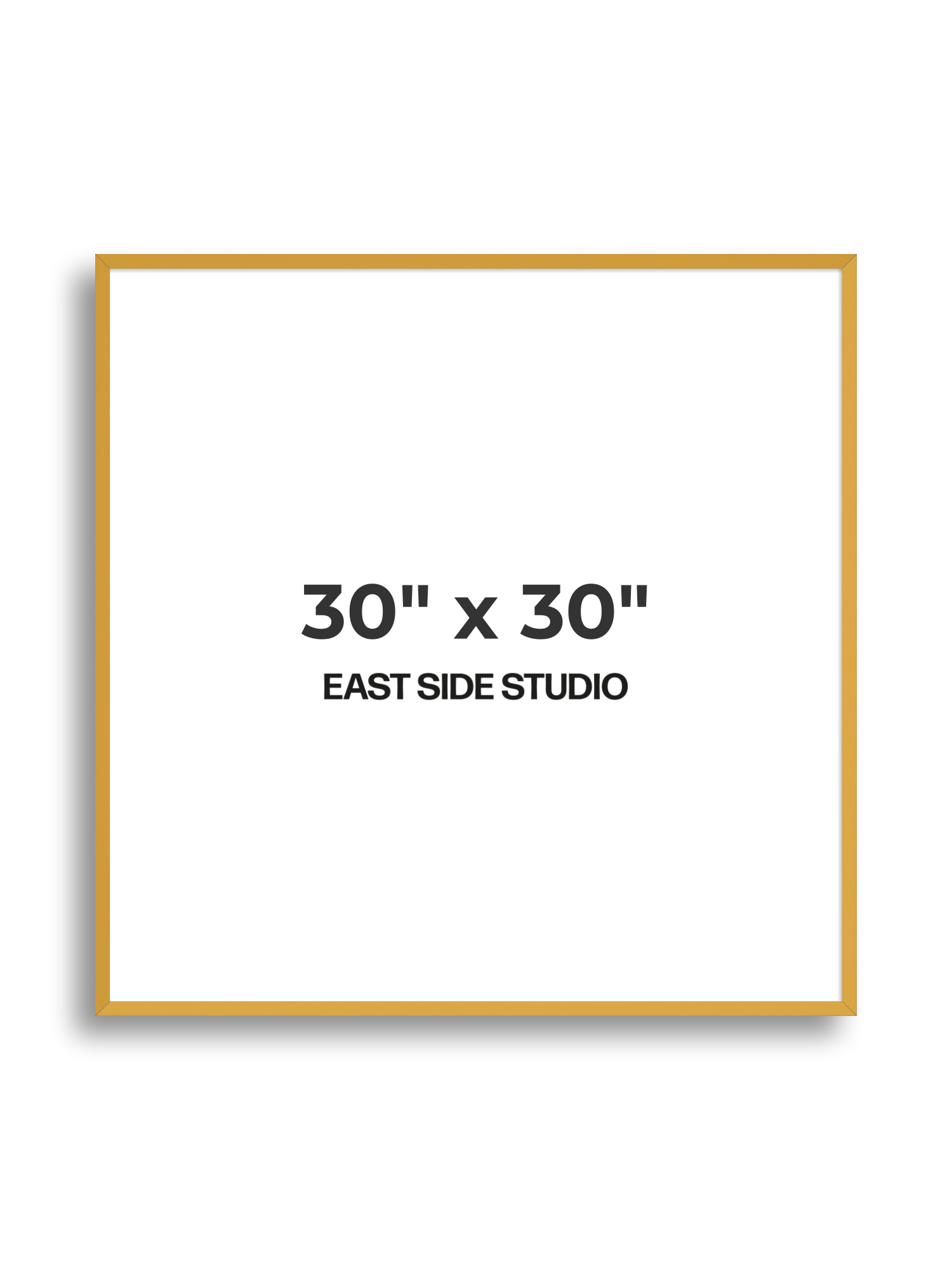 Mustard Yellow 30" x 30" picture frame