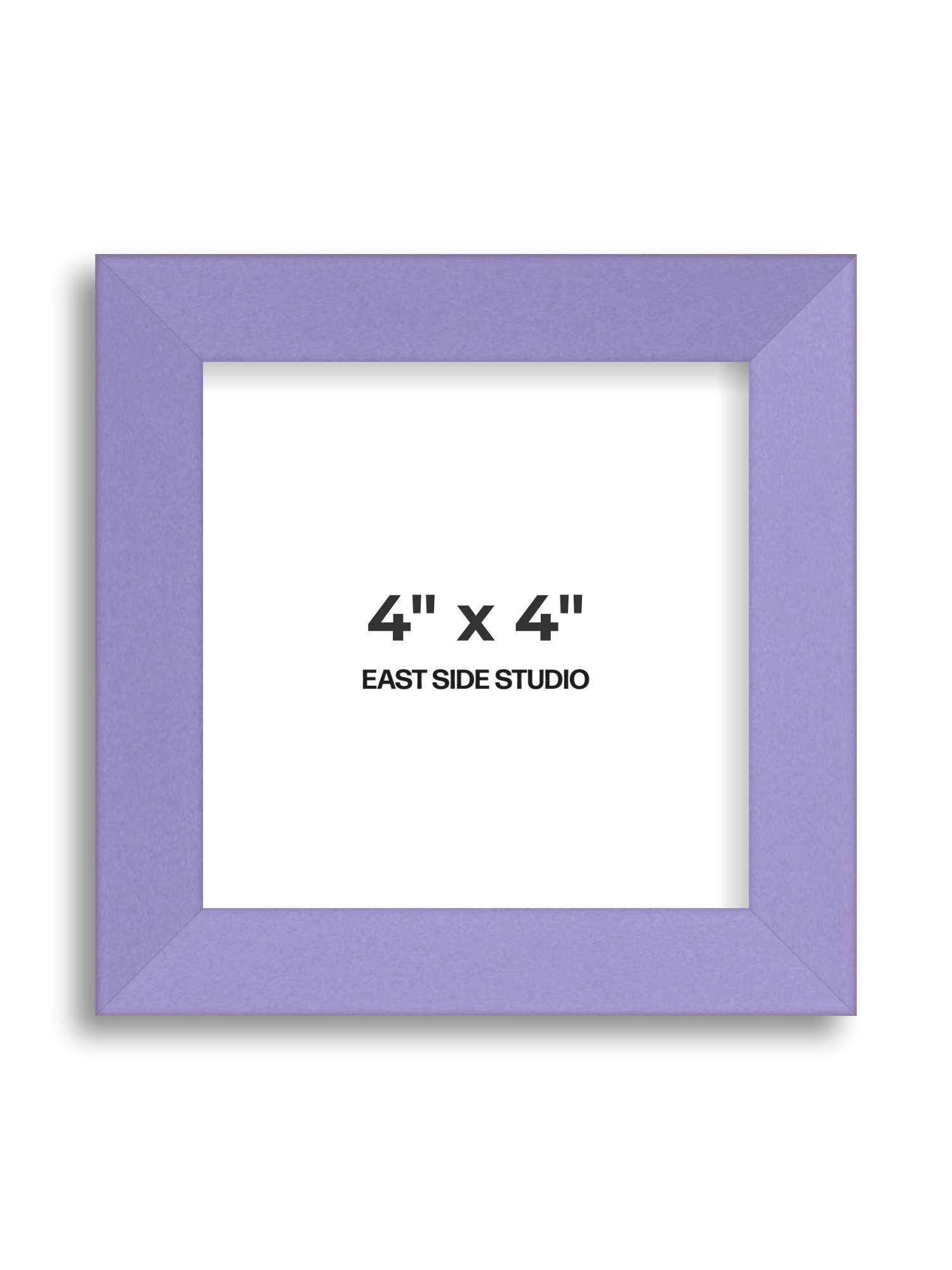 Lilac 4" x 4" picture frame