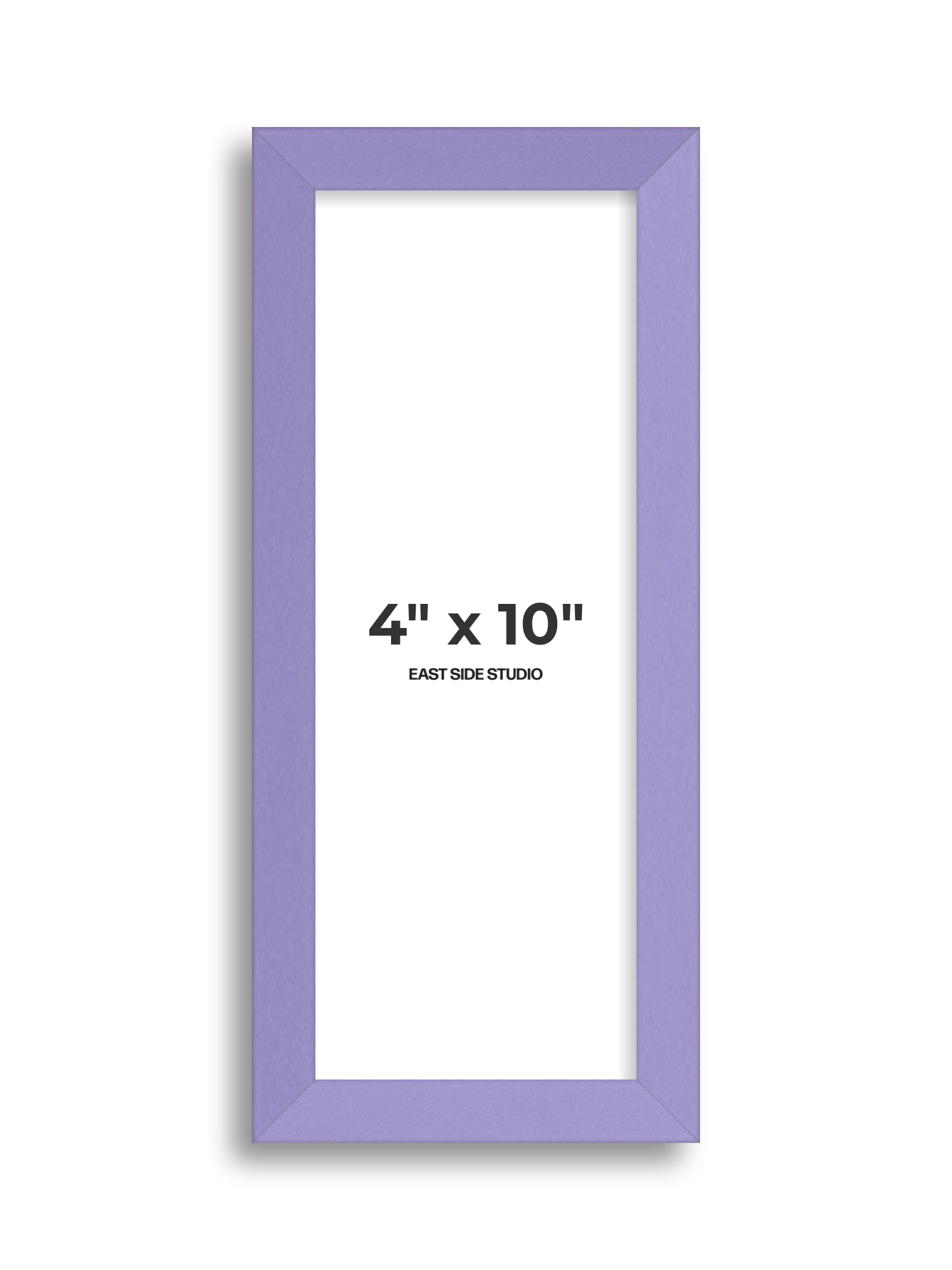 Lilac 4" x 10" picture frame