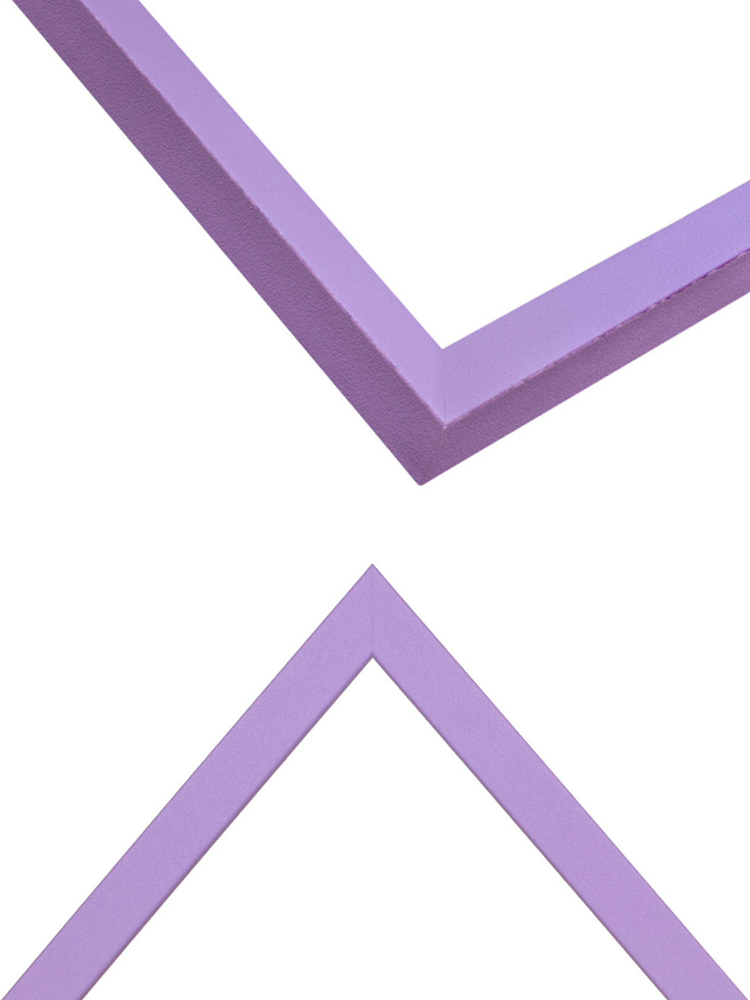 Lilac picture frame chevron view