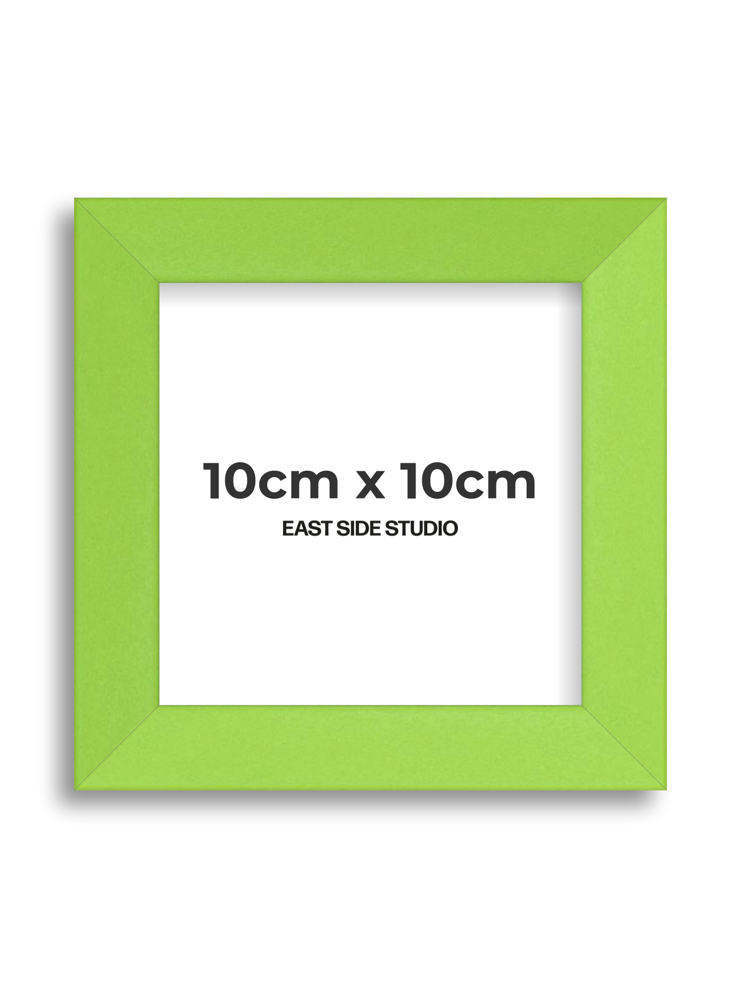 Lime Green 10cm x 10cm picture frame