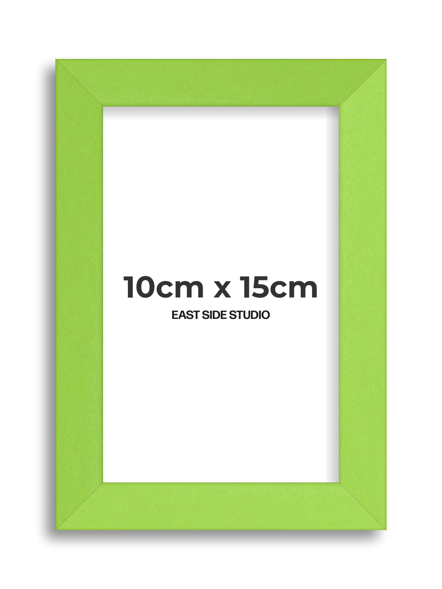 Lime Green 10cm x 15cm picture frame
