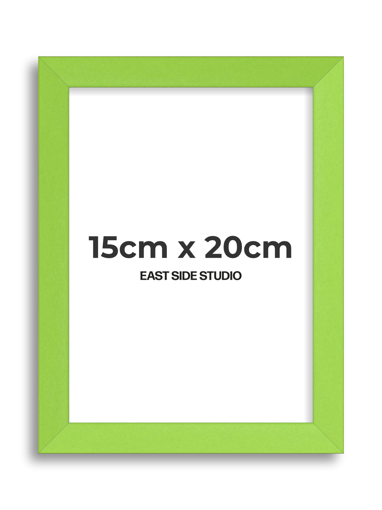 Lime Green 15cm x 20cm picture frame