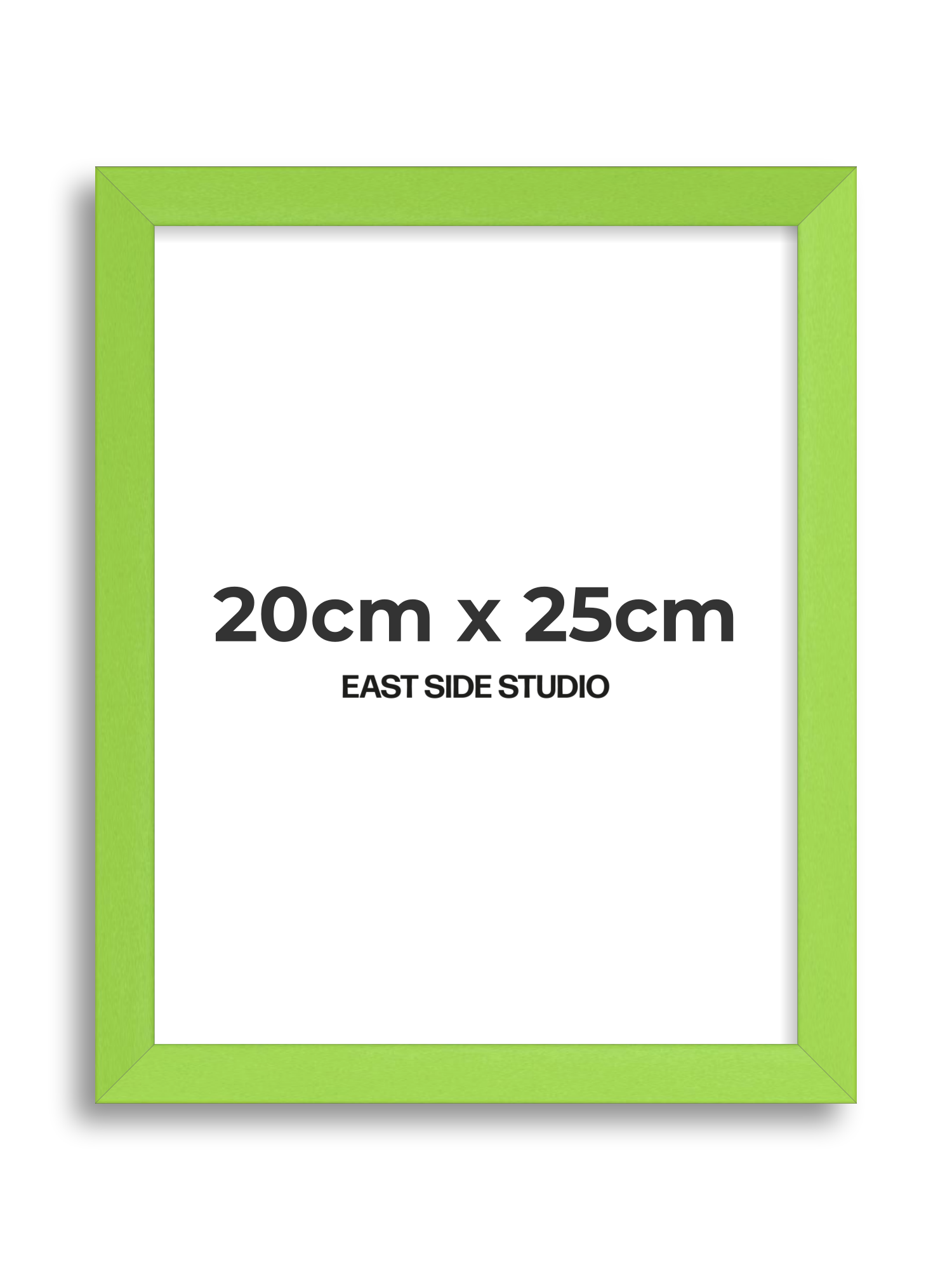 Lime Green 20cm x 25cm picture frame