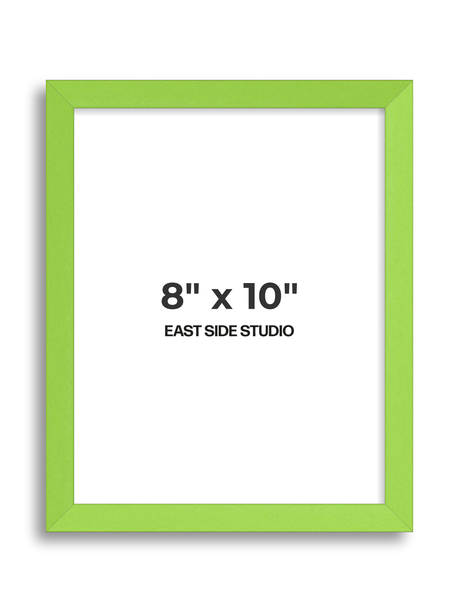 Lime Green 8" x 10" picture frame