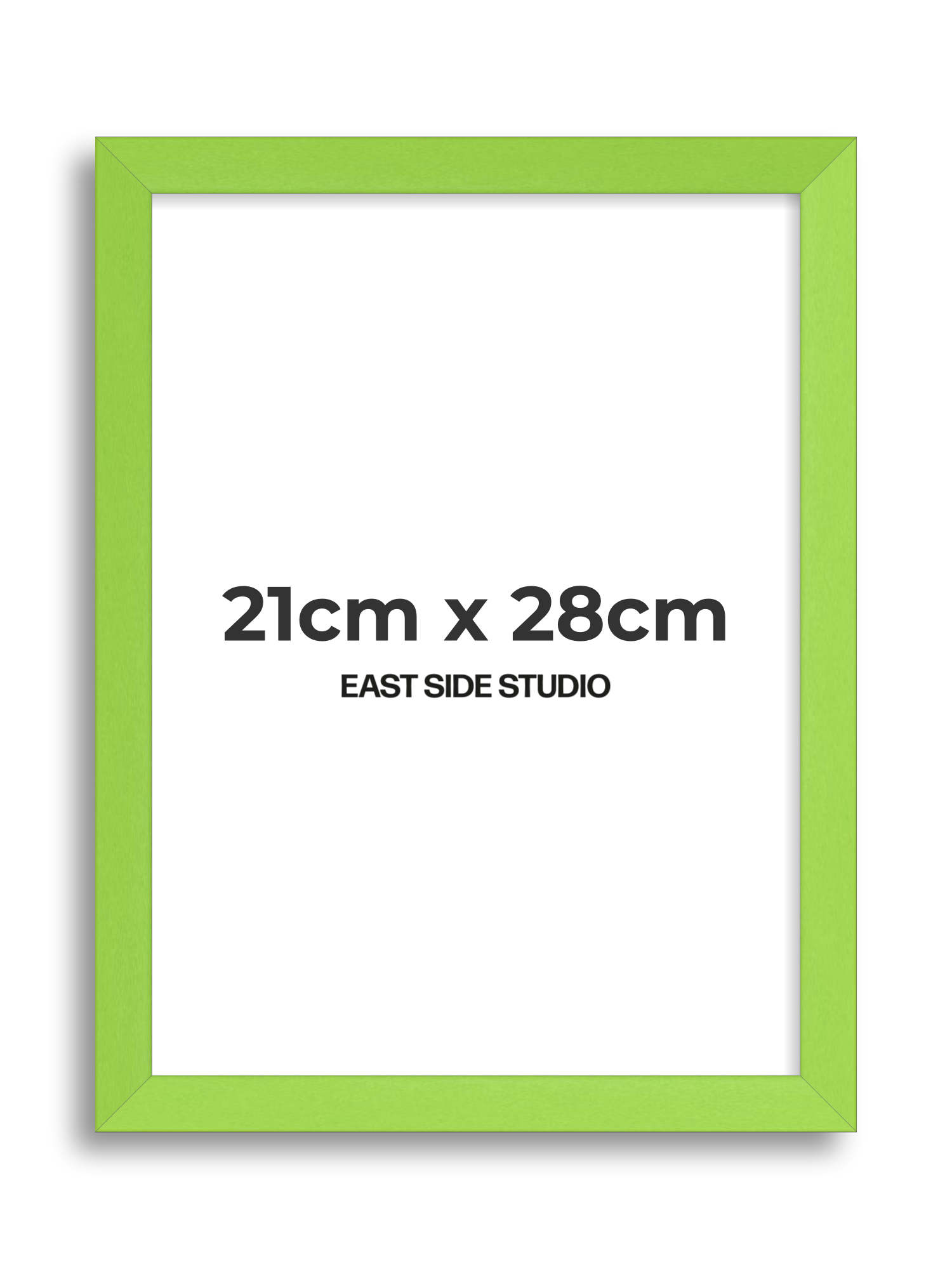 Lime Green 21cm x 28cm picture frame