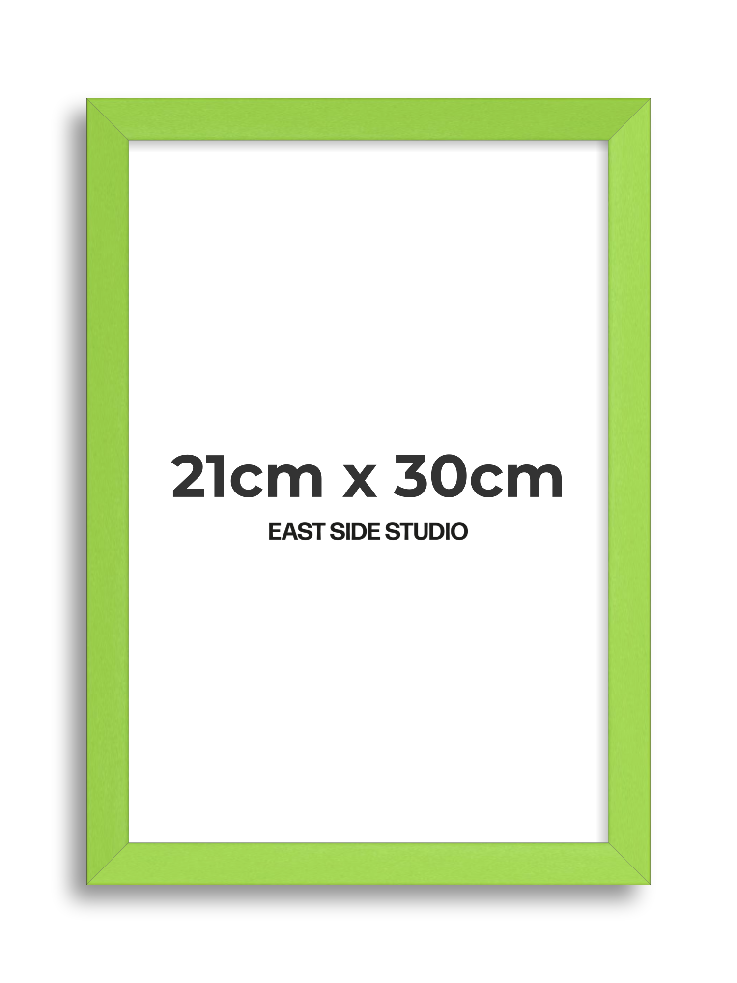 Lime Green 21cm x 30cm picture frame