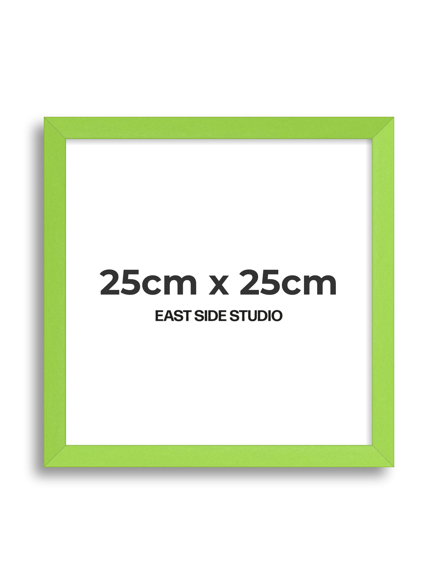 Lime Green 25cm x 25cm picture frame