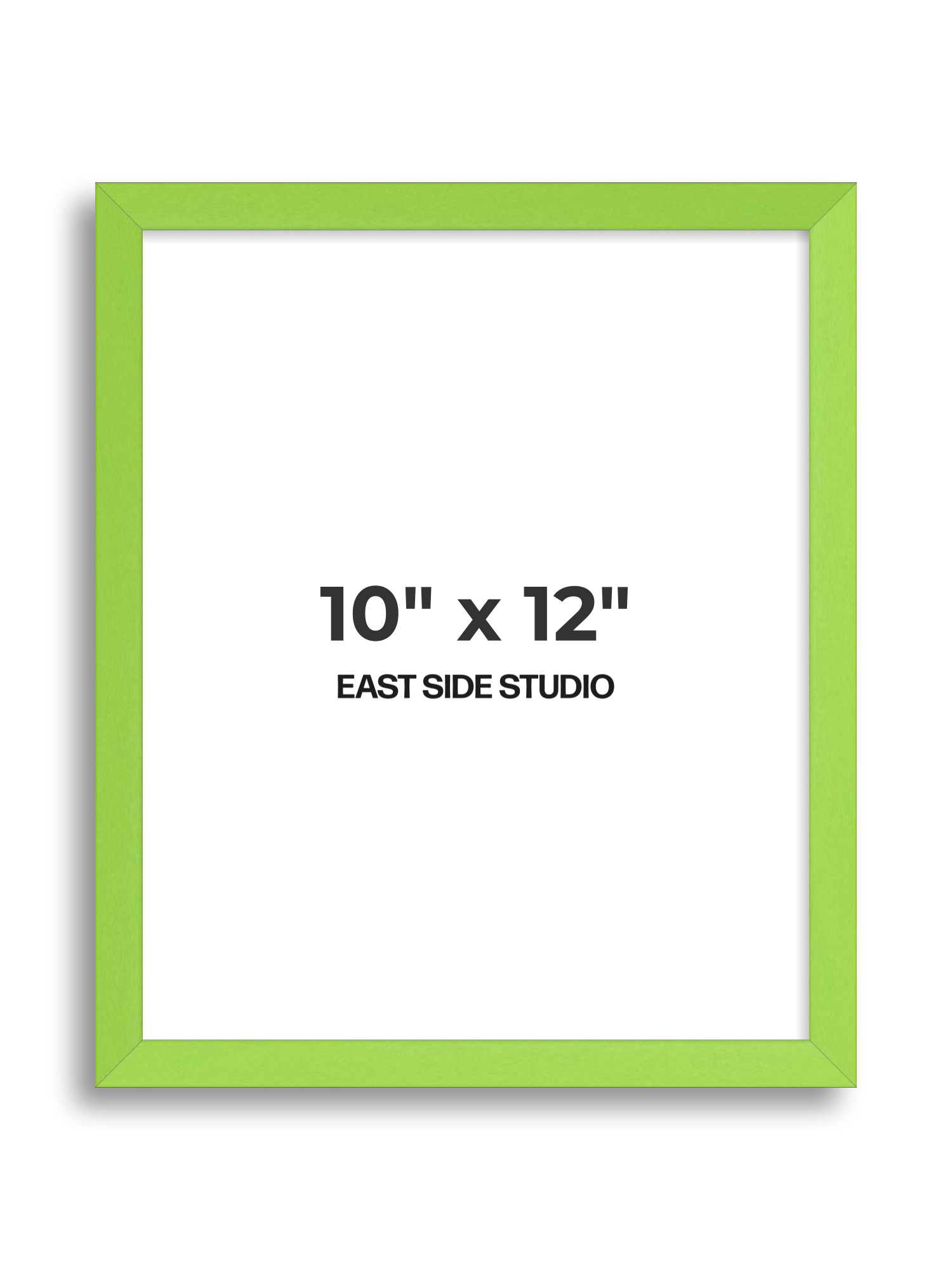 Lime Green 10" x 12" picture frame