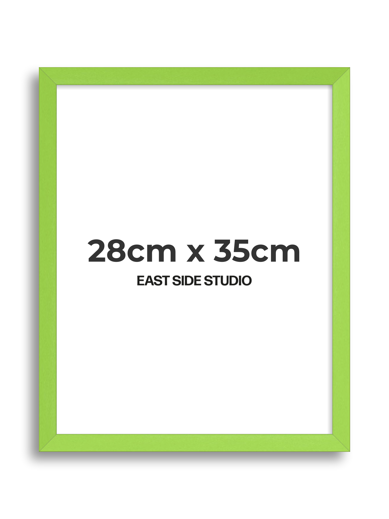 Lime Green 28cm x 35cm picture frame