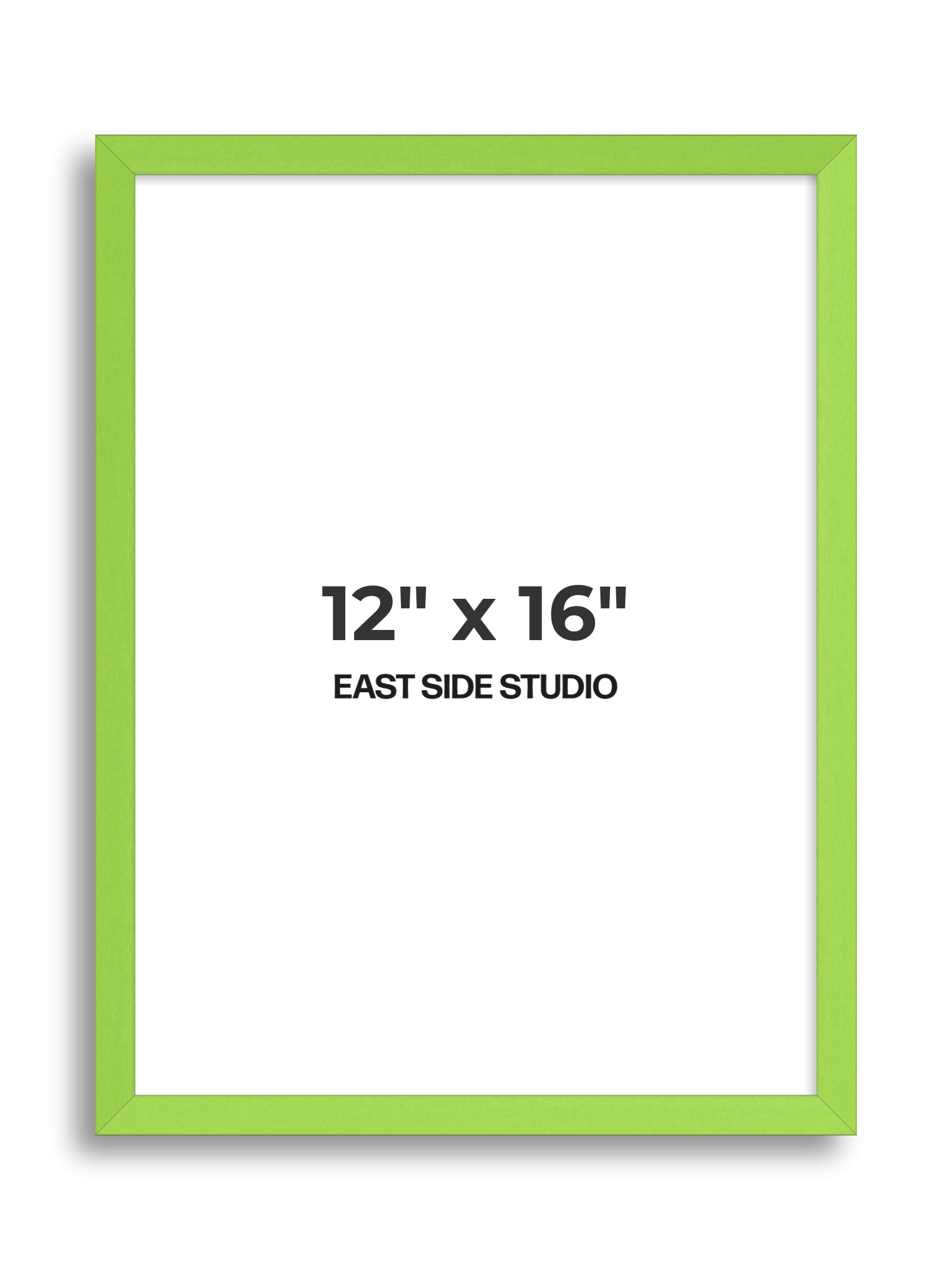 Lime Green 12" x 16" picture frame