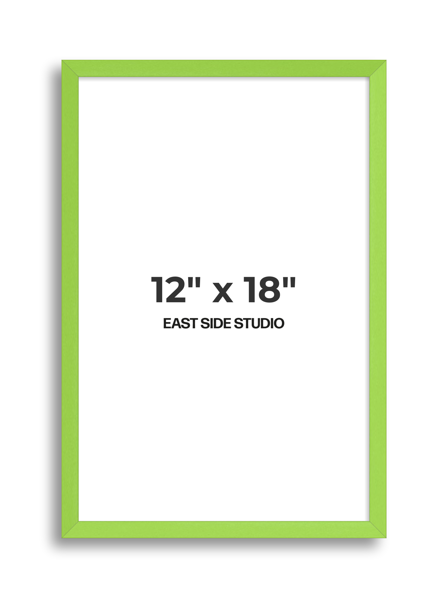 Lime Green 12" x 18" picture frame