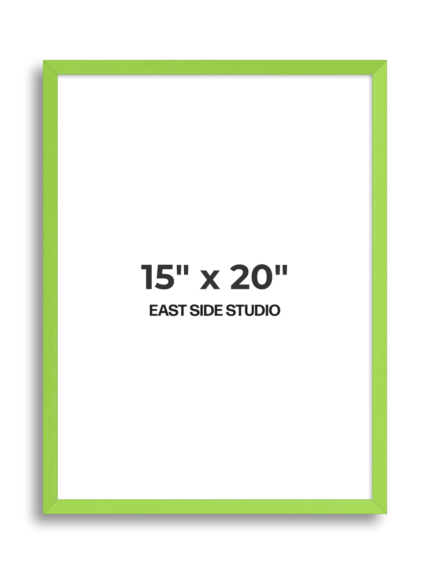 Lime Green 15" x 20" picture frame