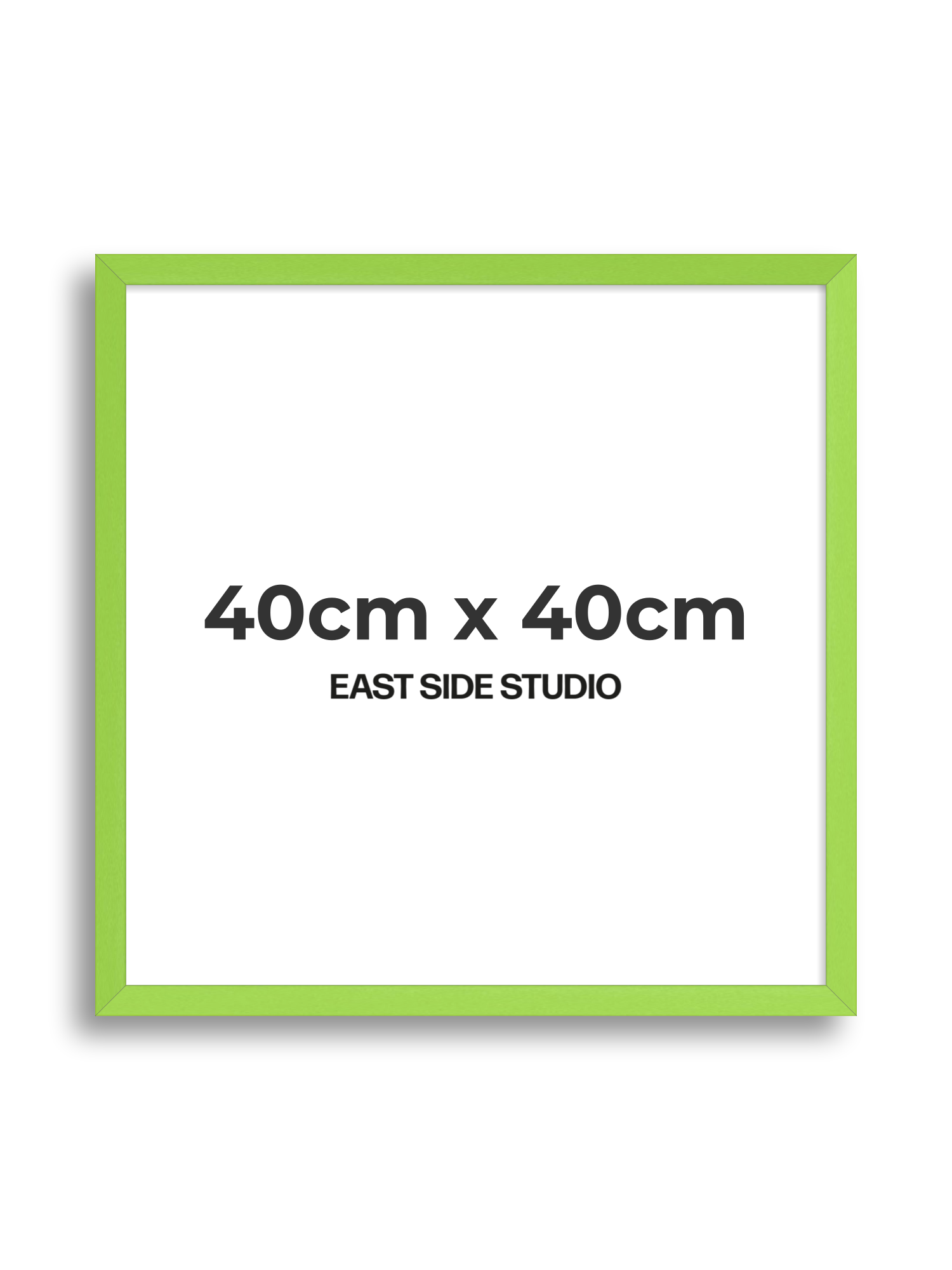 Lime Green 40cm x 40cm picture frame