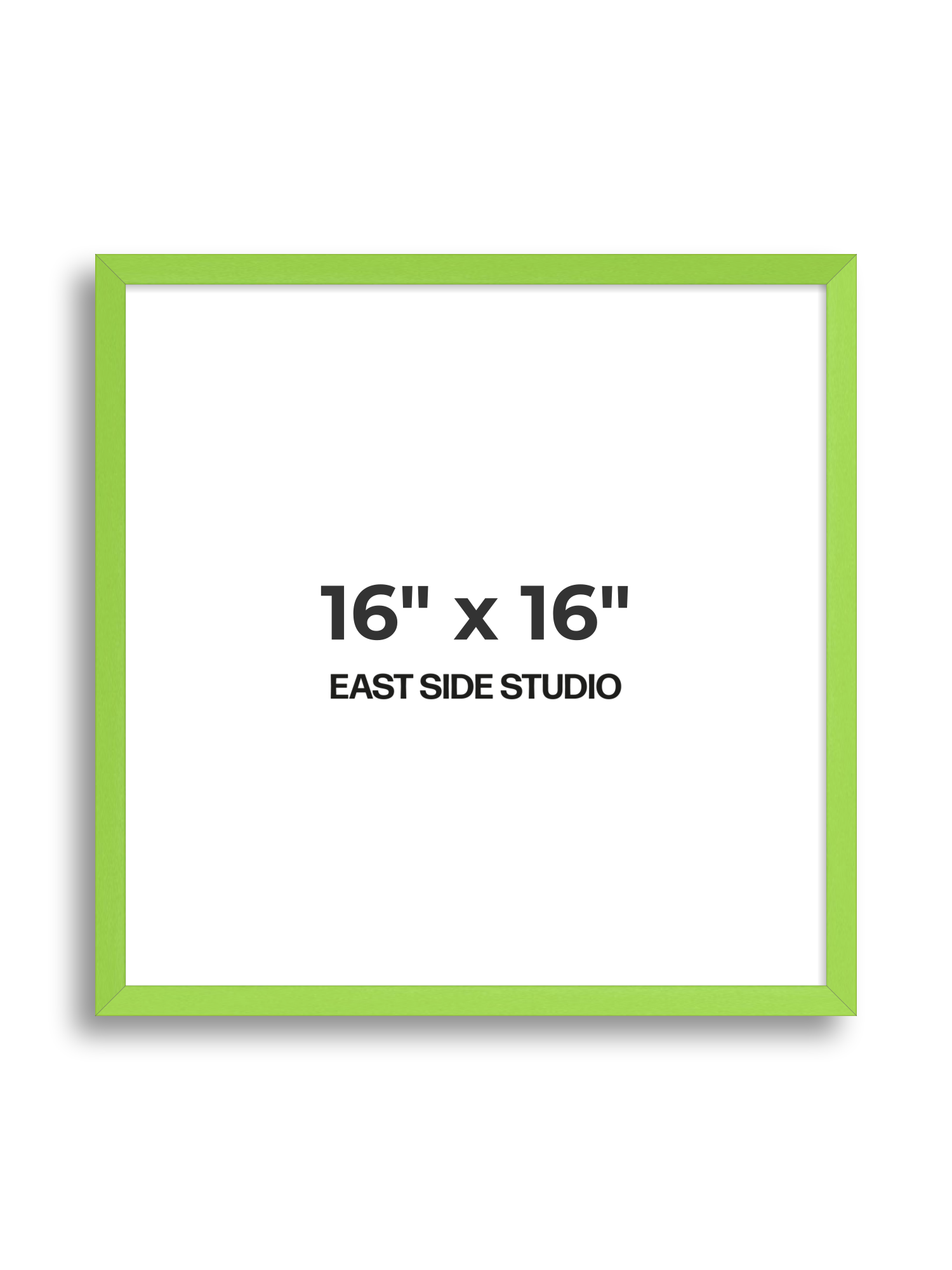 Lime Green 16" x 16" picture frame