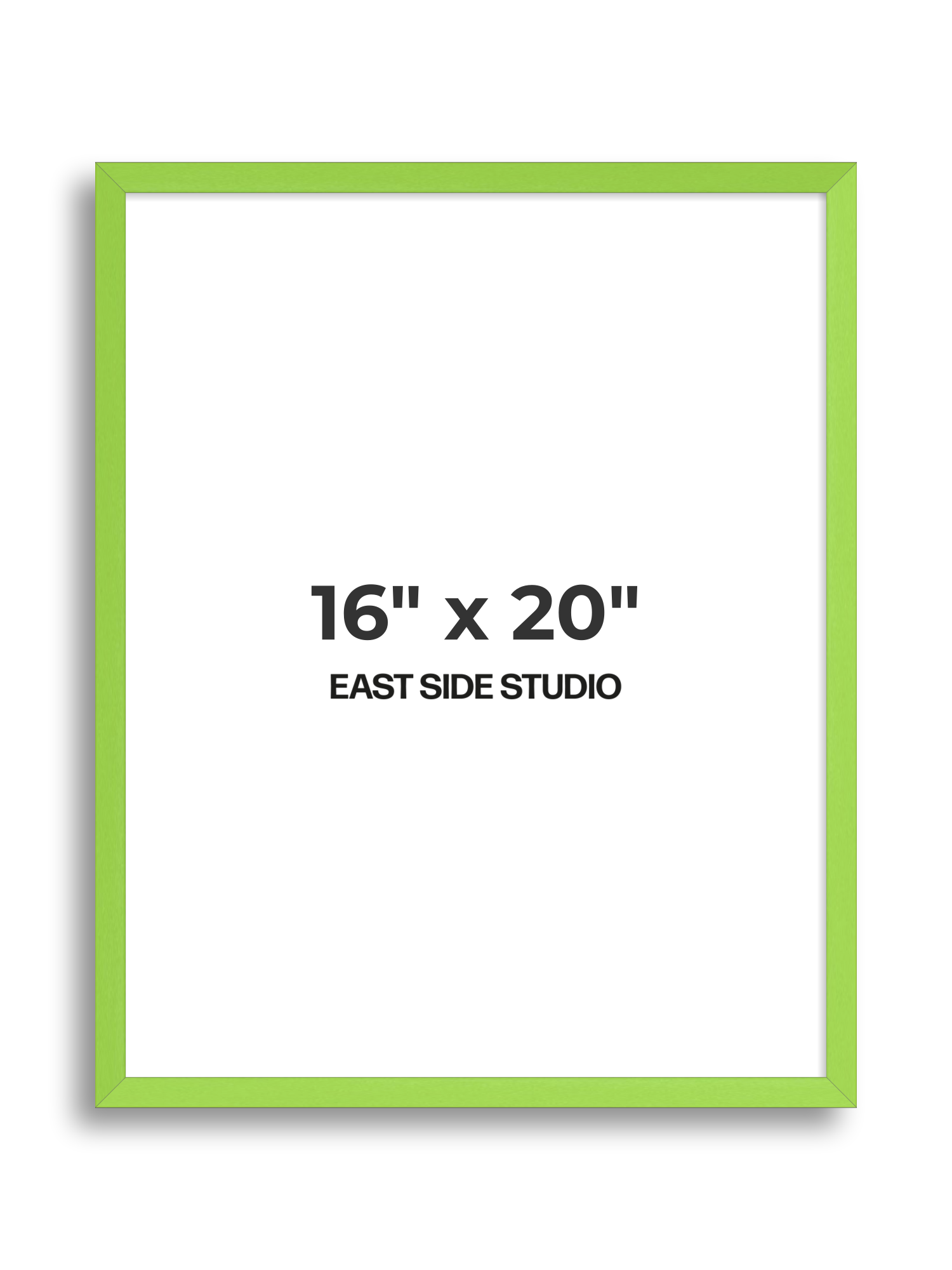 Lime Green 16" x 20" picture frame