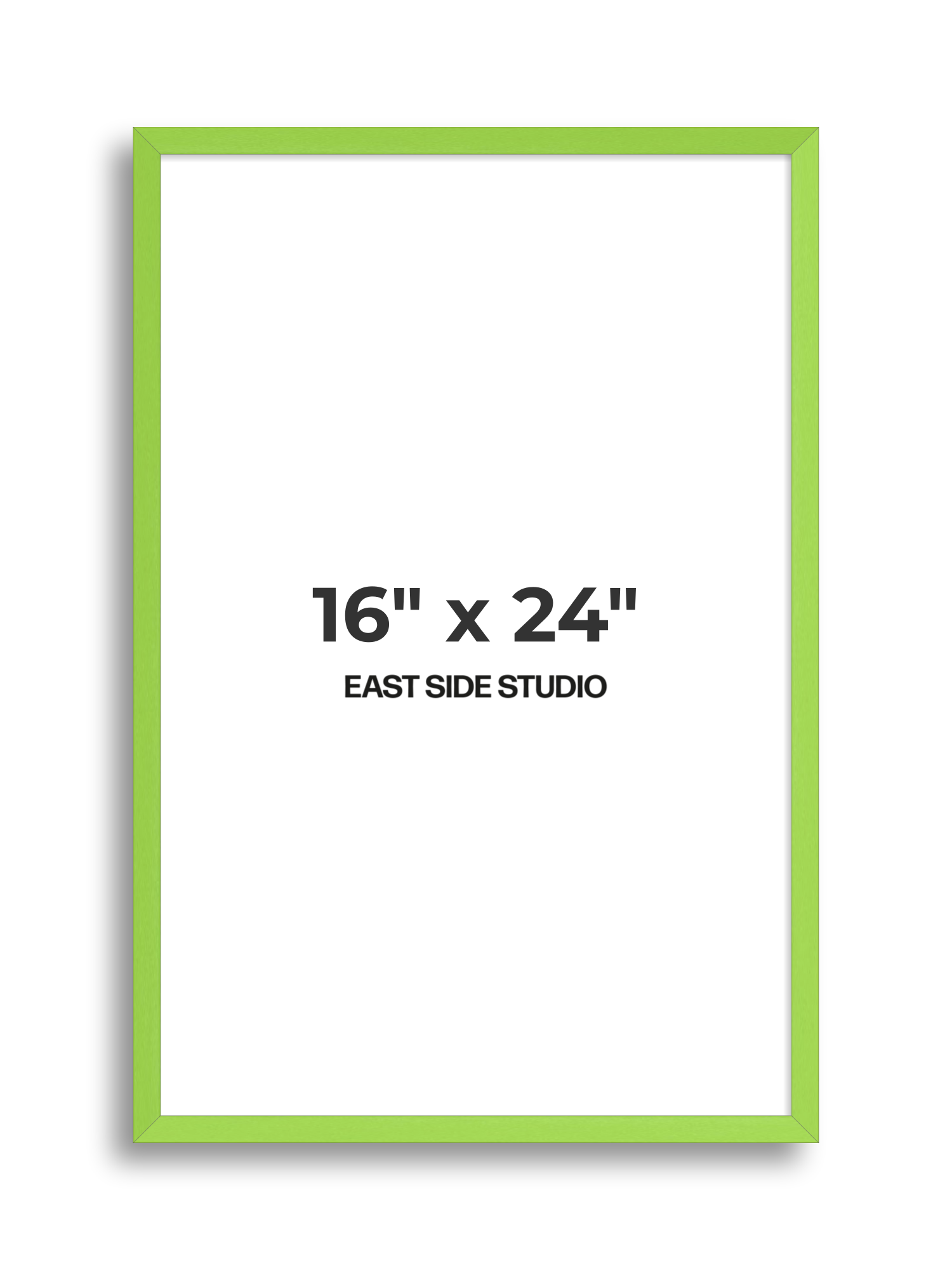 Lime Green 16" x 24" picture frame
