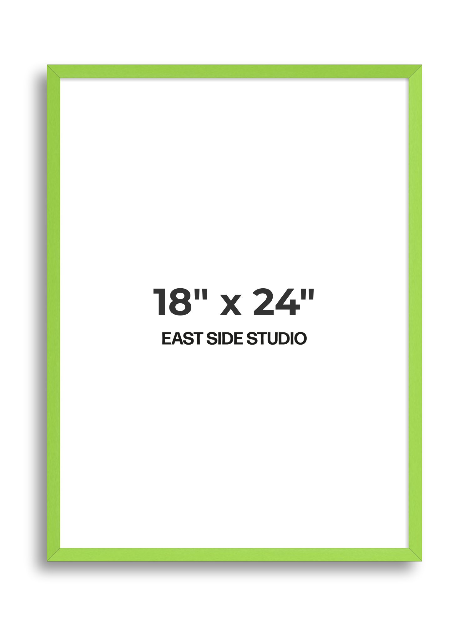 Lime Green 18" x 24" picture frame