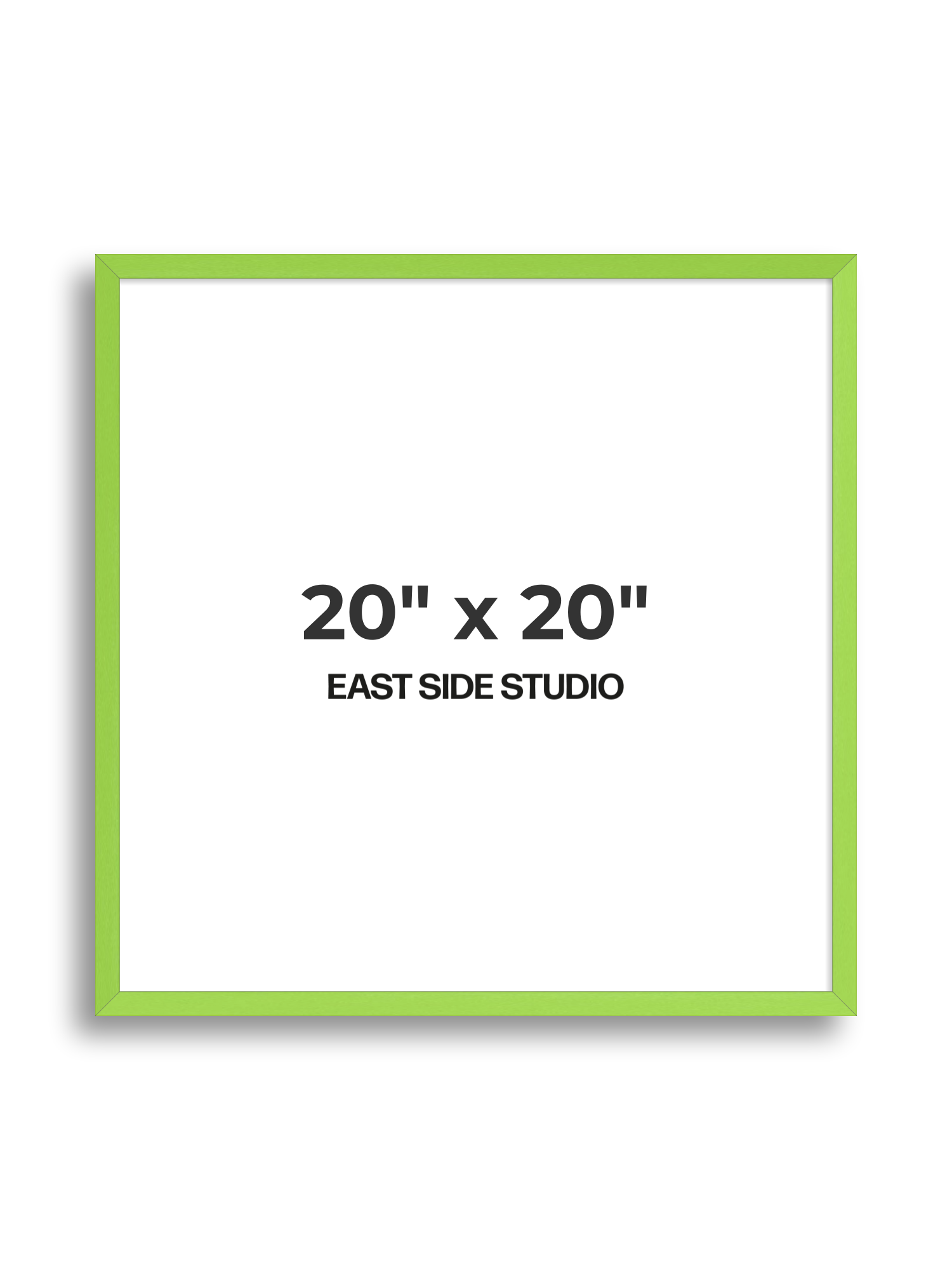 Lime Green 20" x 20" picture frame