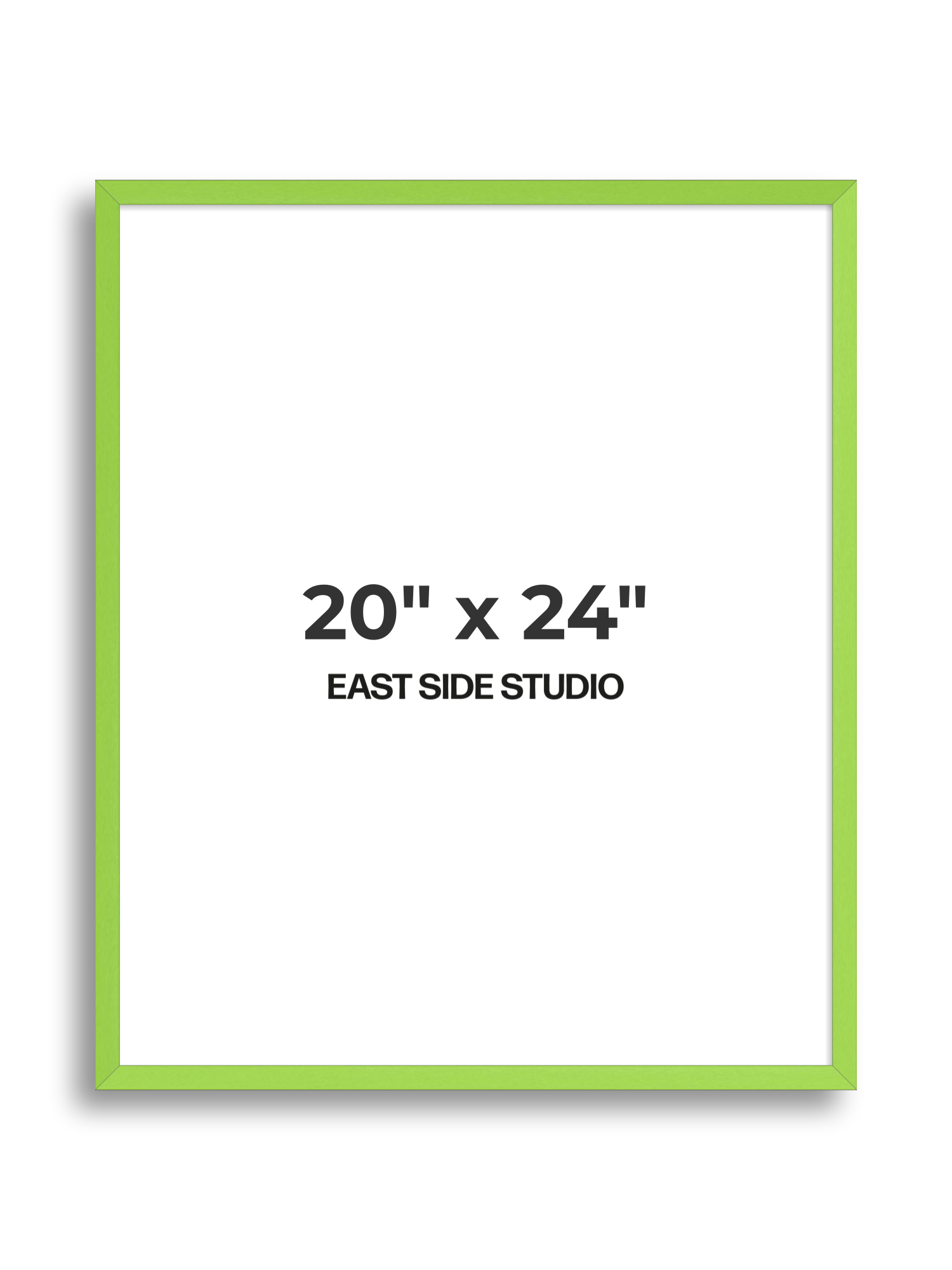 Lime Green 20" x 24" picture frame