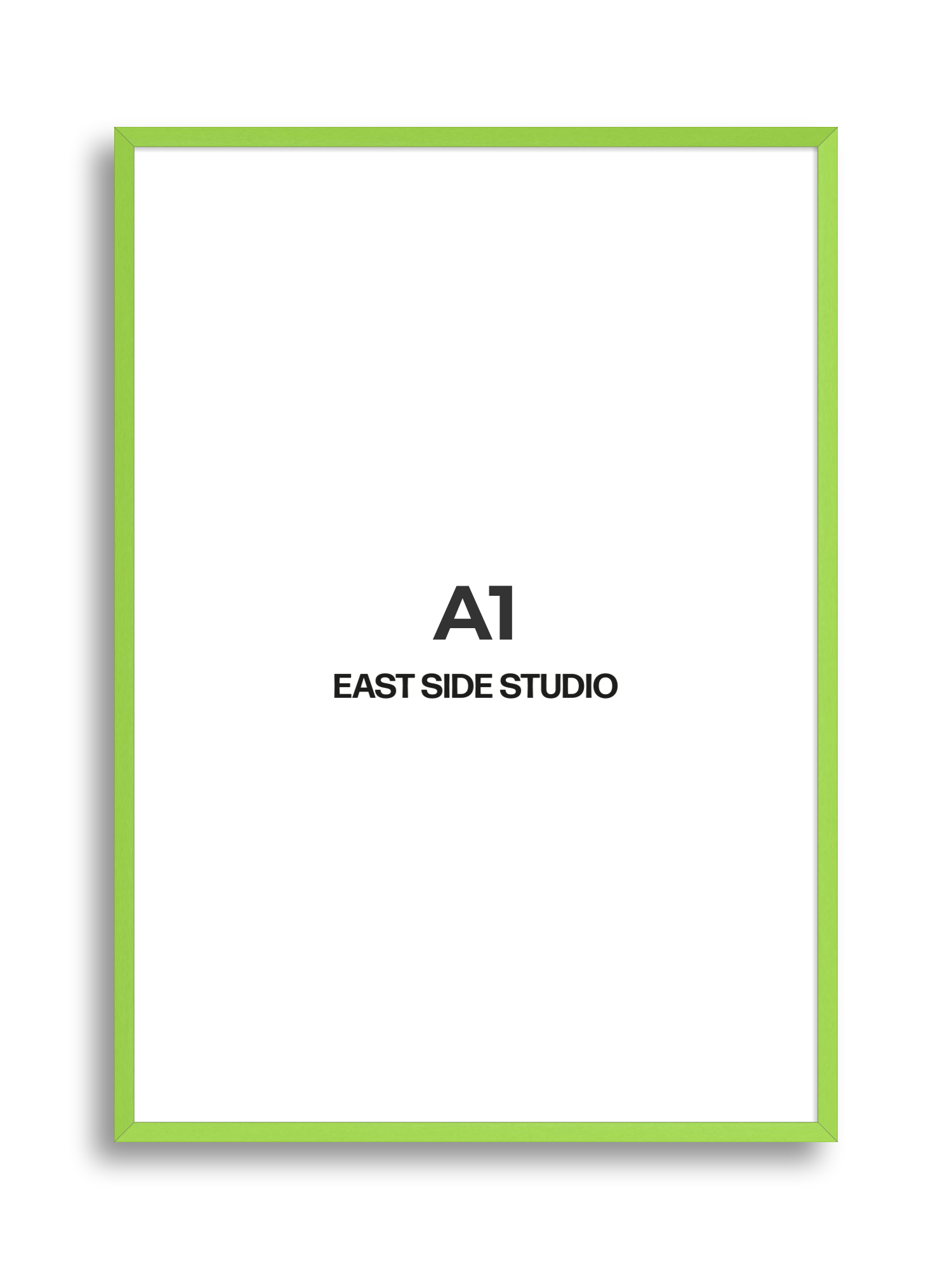 Lime Green A1 picture frame