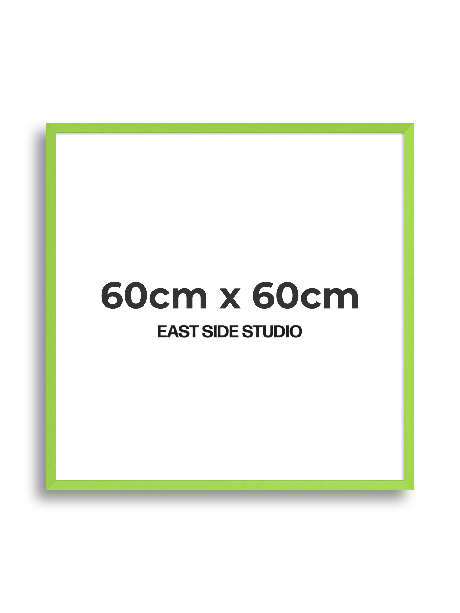 Lime Green 60cm x 60cm picture frame