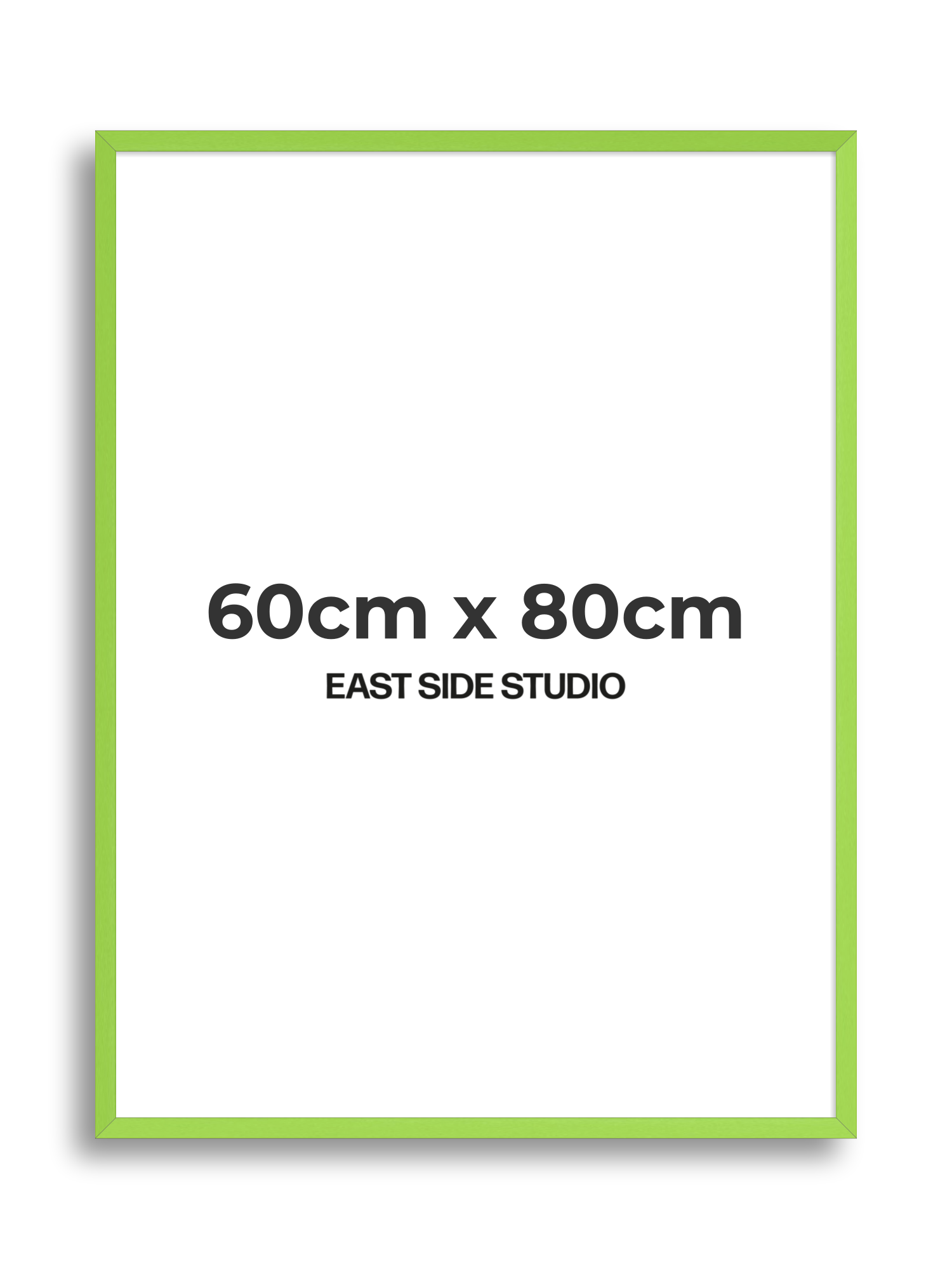 Lime Green 60cm x 80cm picture frame