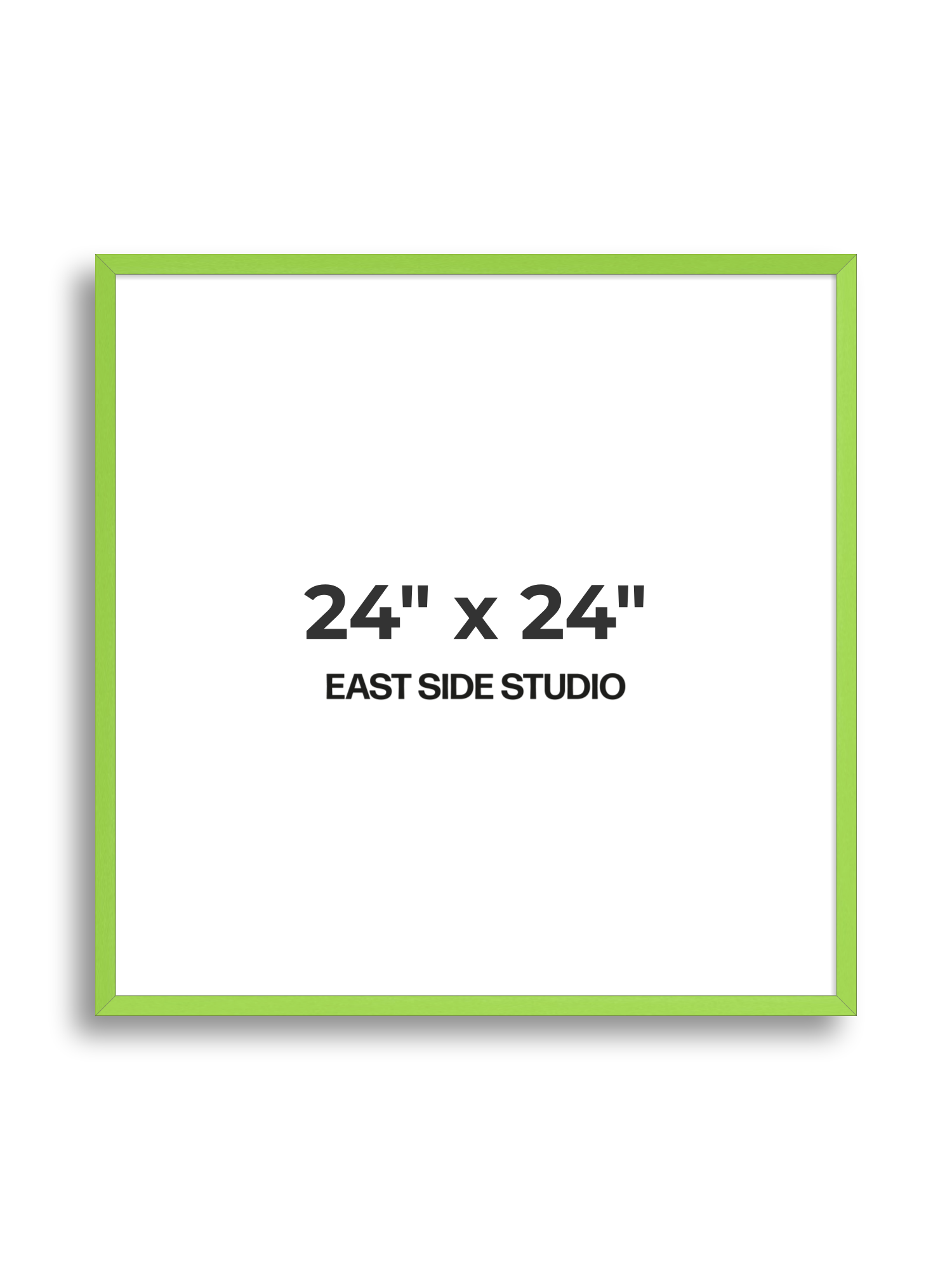 Lime Green 24" x 24" picture frame