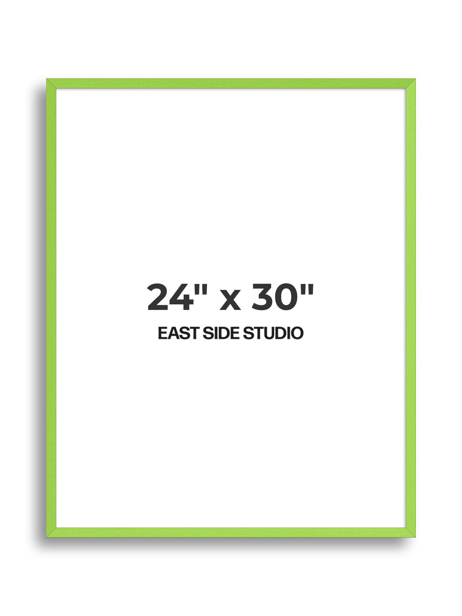 Lime Green 24" x 30" picture frame