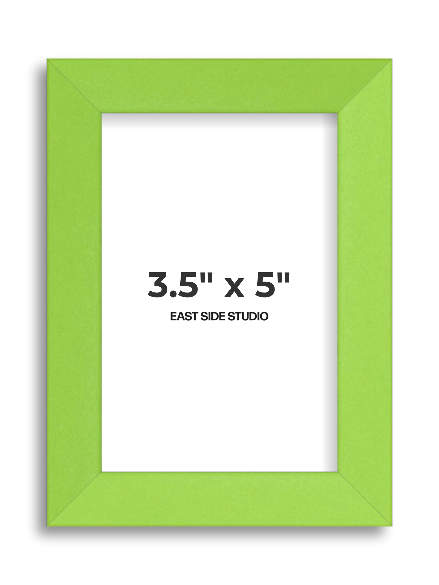 Lime Green 3.5" x 5" picture frame