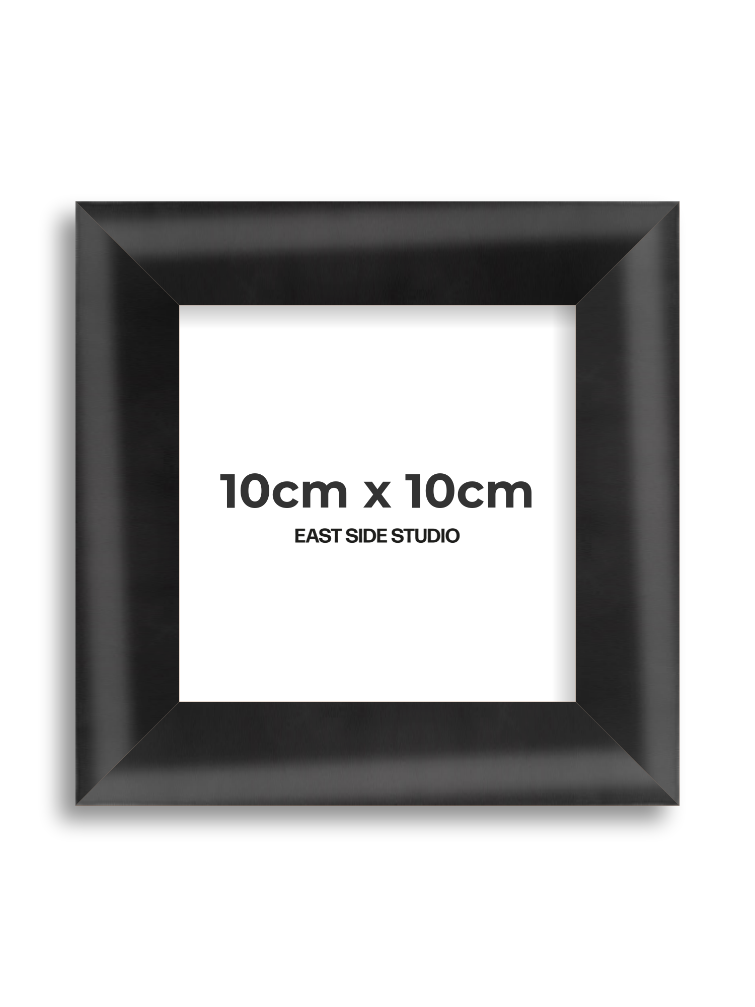Black Wood Lacquer 10cm x 10cm picture frame