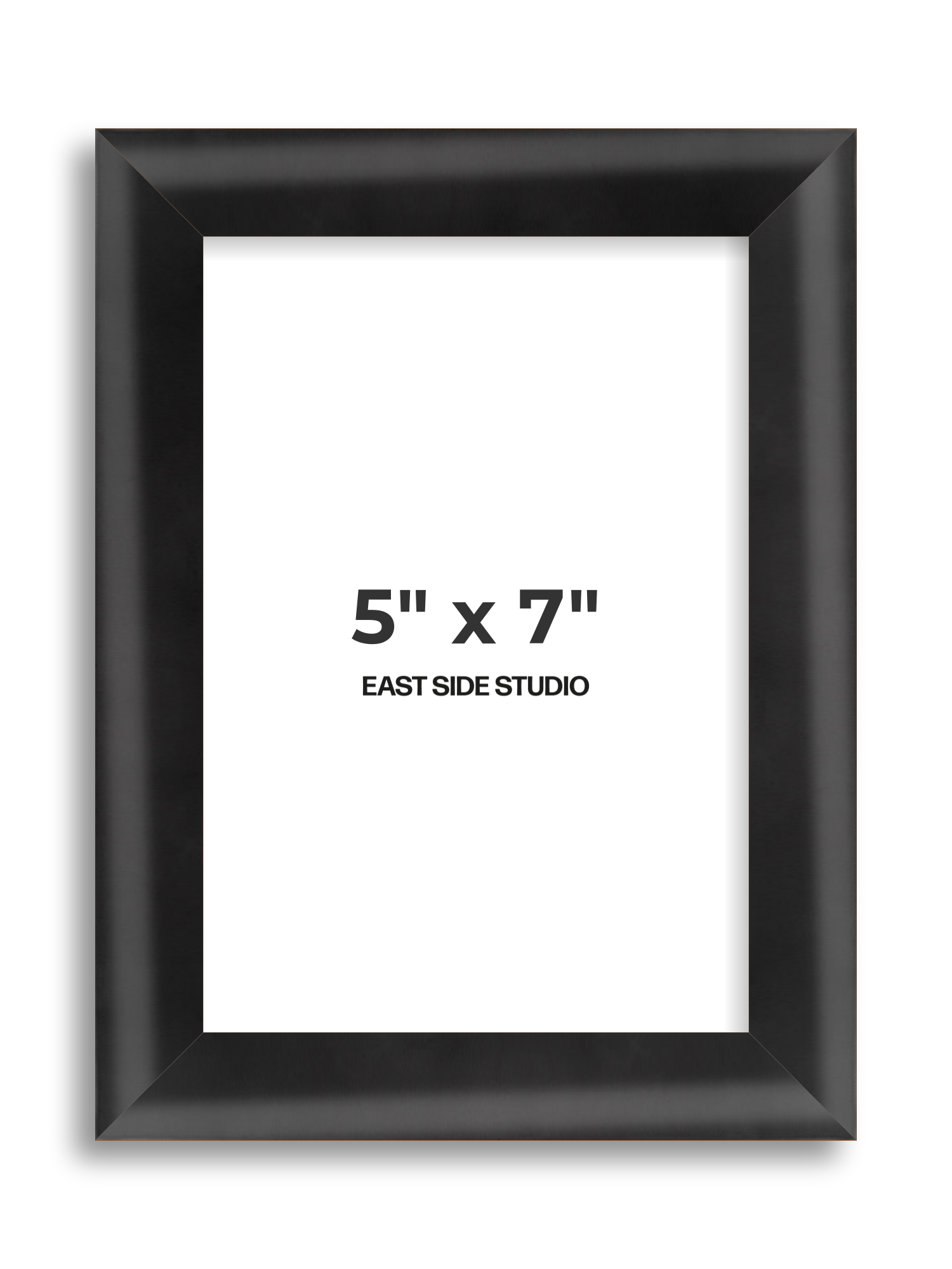 Black Wood Lacquer 5" x 7" picture frame
