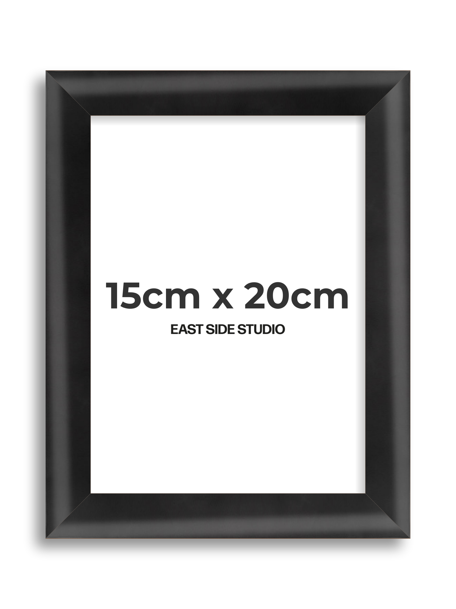 Black Wood Lacquer 15cm x 20cm picture frame