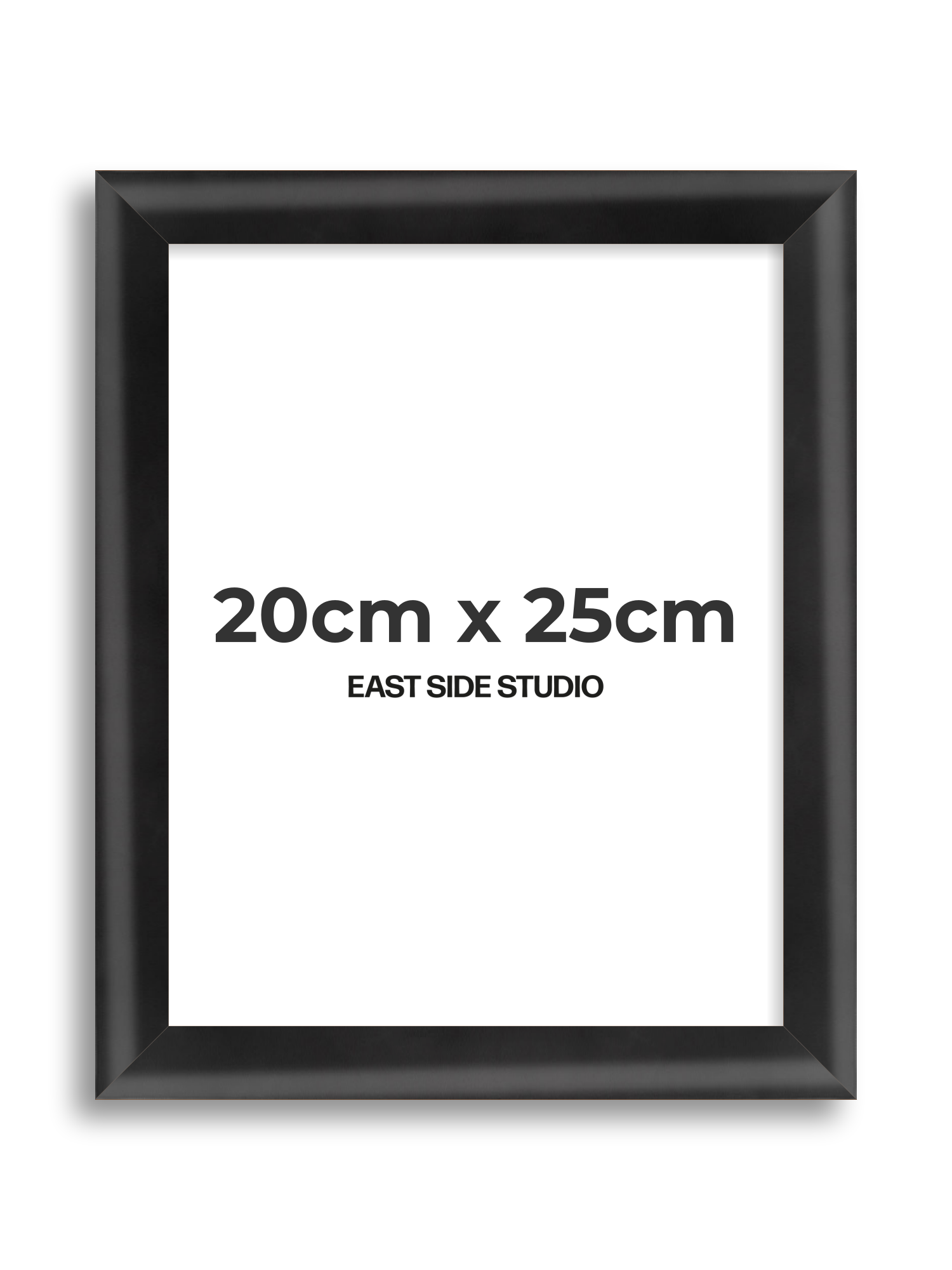 Black Wood Lacquer 20cm x 25cm picture frame