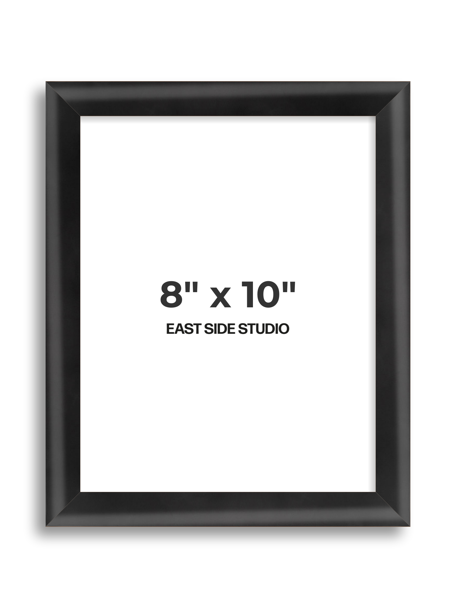 Black Wood Lacquer 8" x 10" picture frame