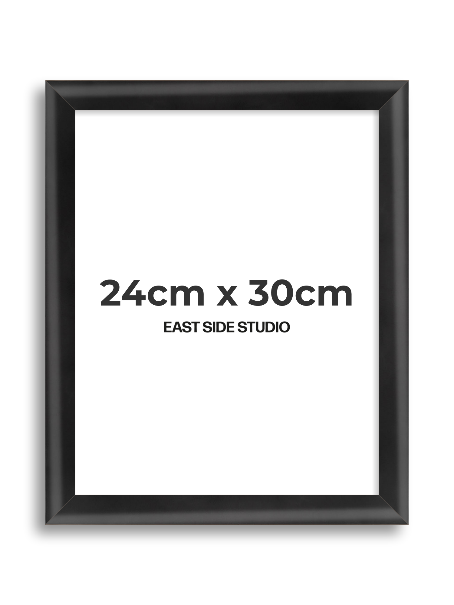 Black Wood Lacquer 24cm x 30cm picture frame