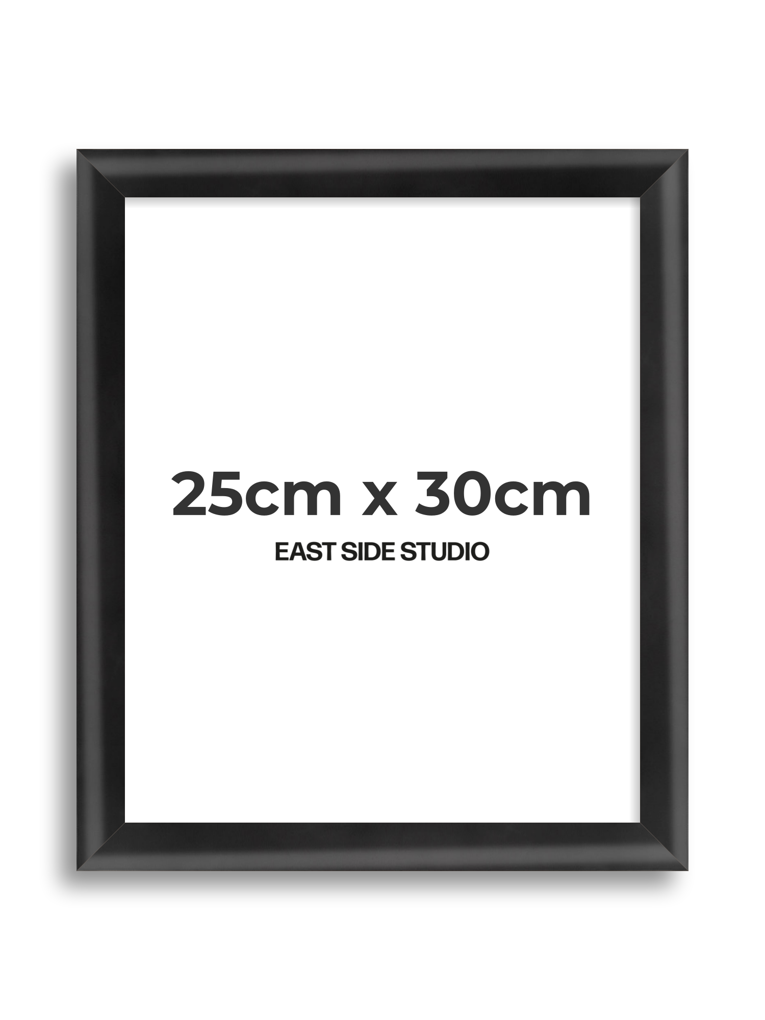 Black Wood Lacquer 25cm x 30cm picture frame