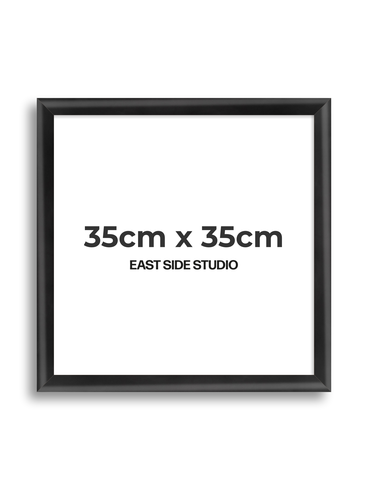 Black Wood Lacquer 35cm x 35cm picture frame
