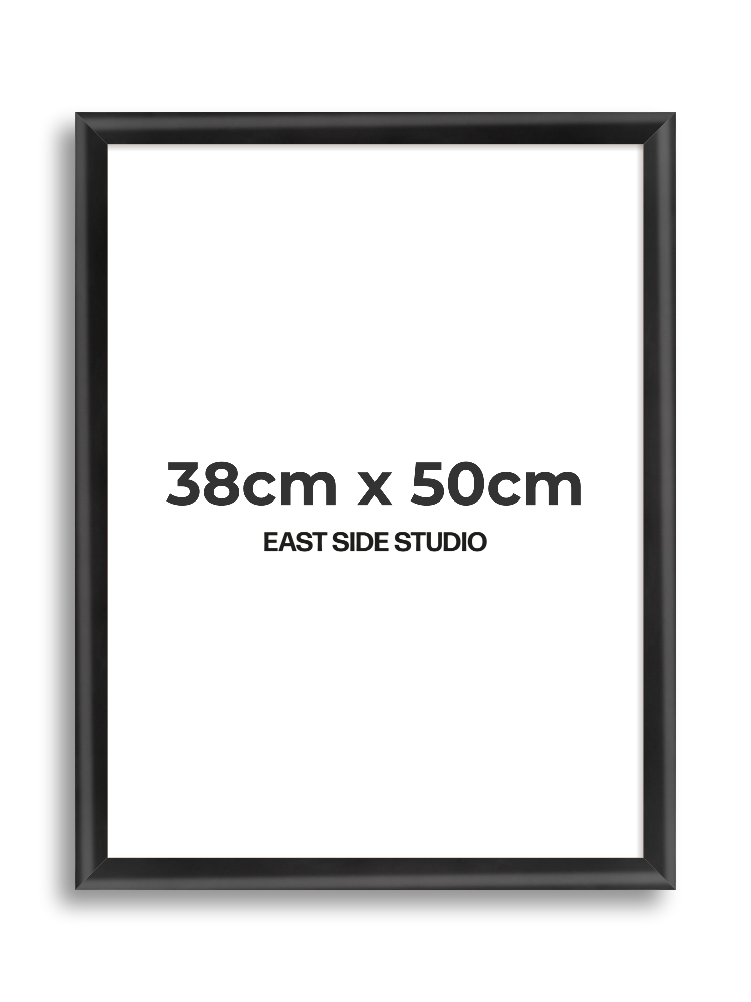 Black Wood Lacquer 38cm x 50cm picture frame
