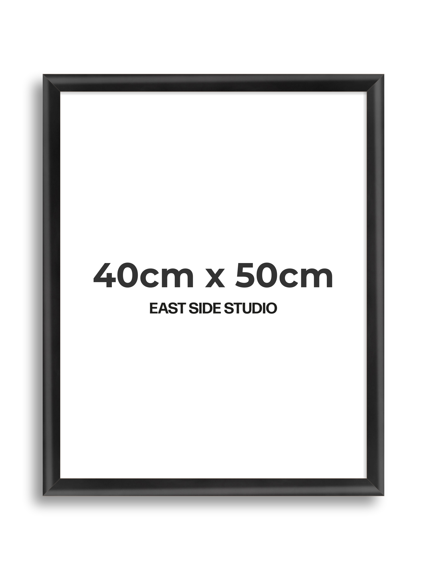 Black Wood Lacquer 40cm x 50cm picture frame