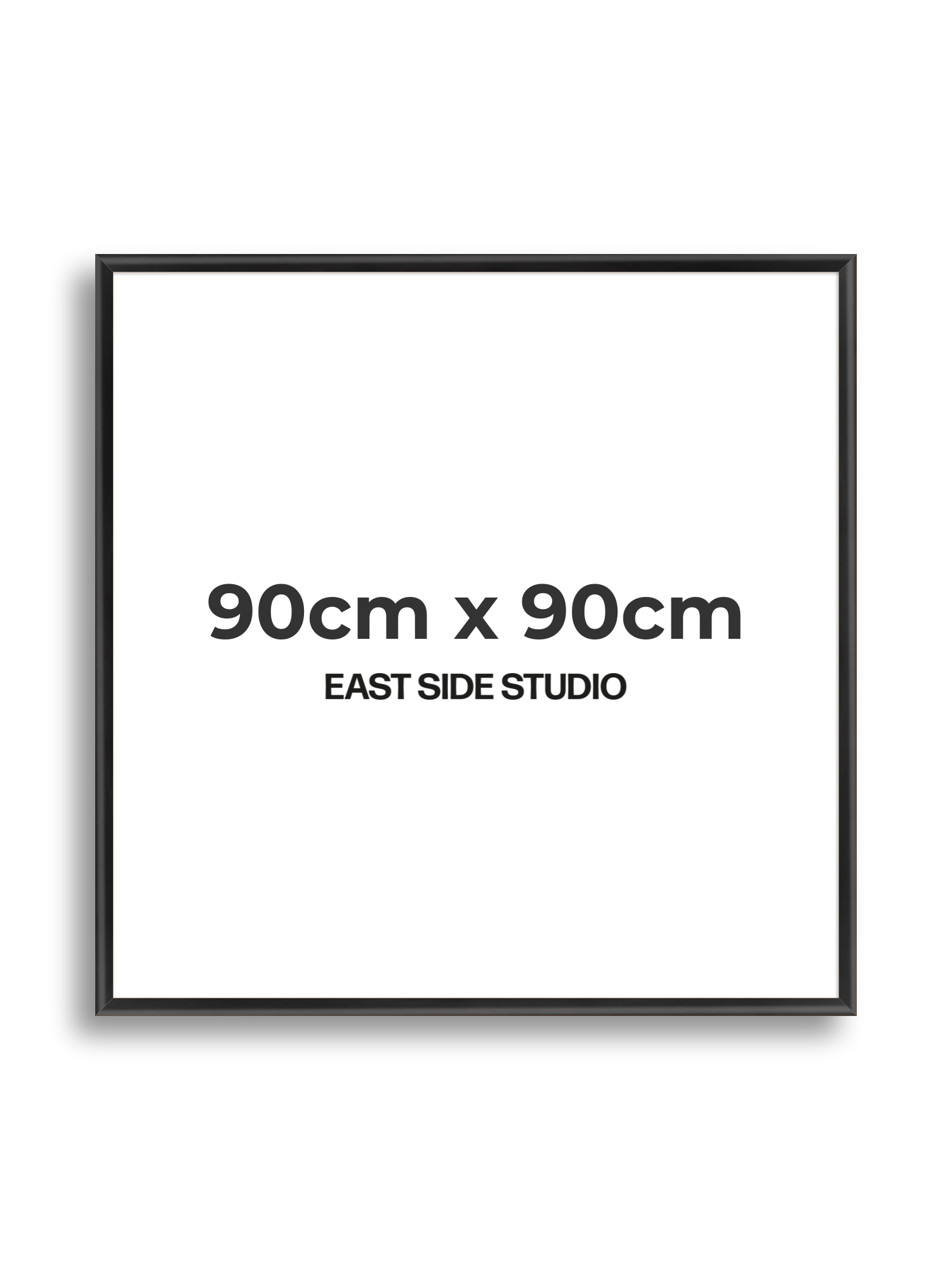 Black Wood Lacquer 90cm x 90cm picture frame