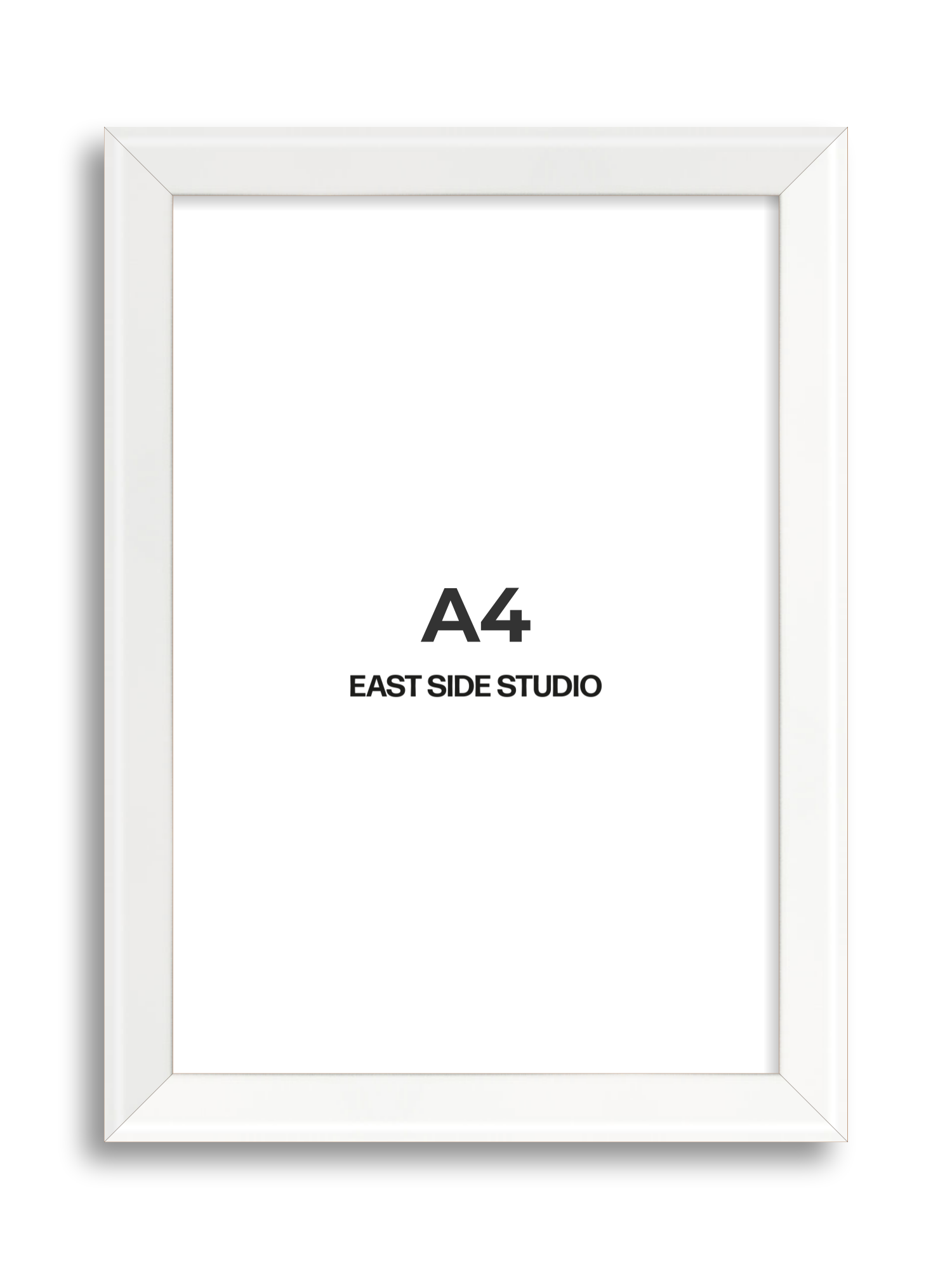 White Lacquer A4 picture frame