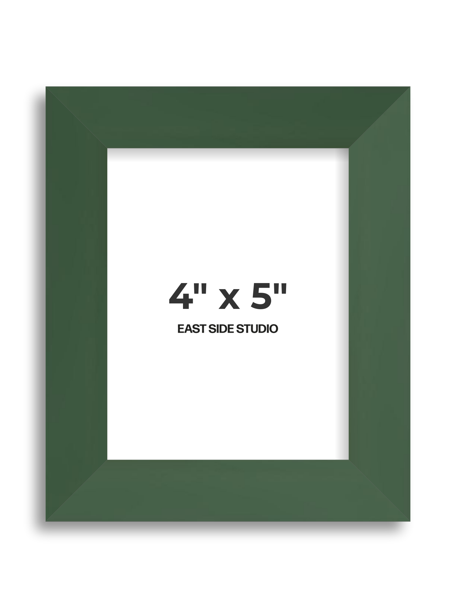 Forest Green 4" x 5" picture frame