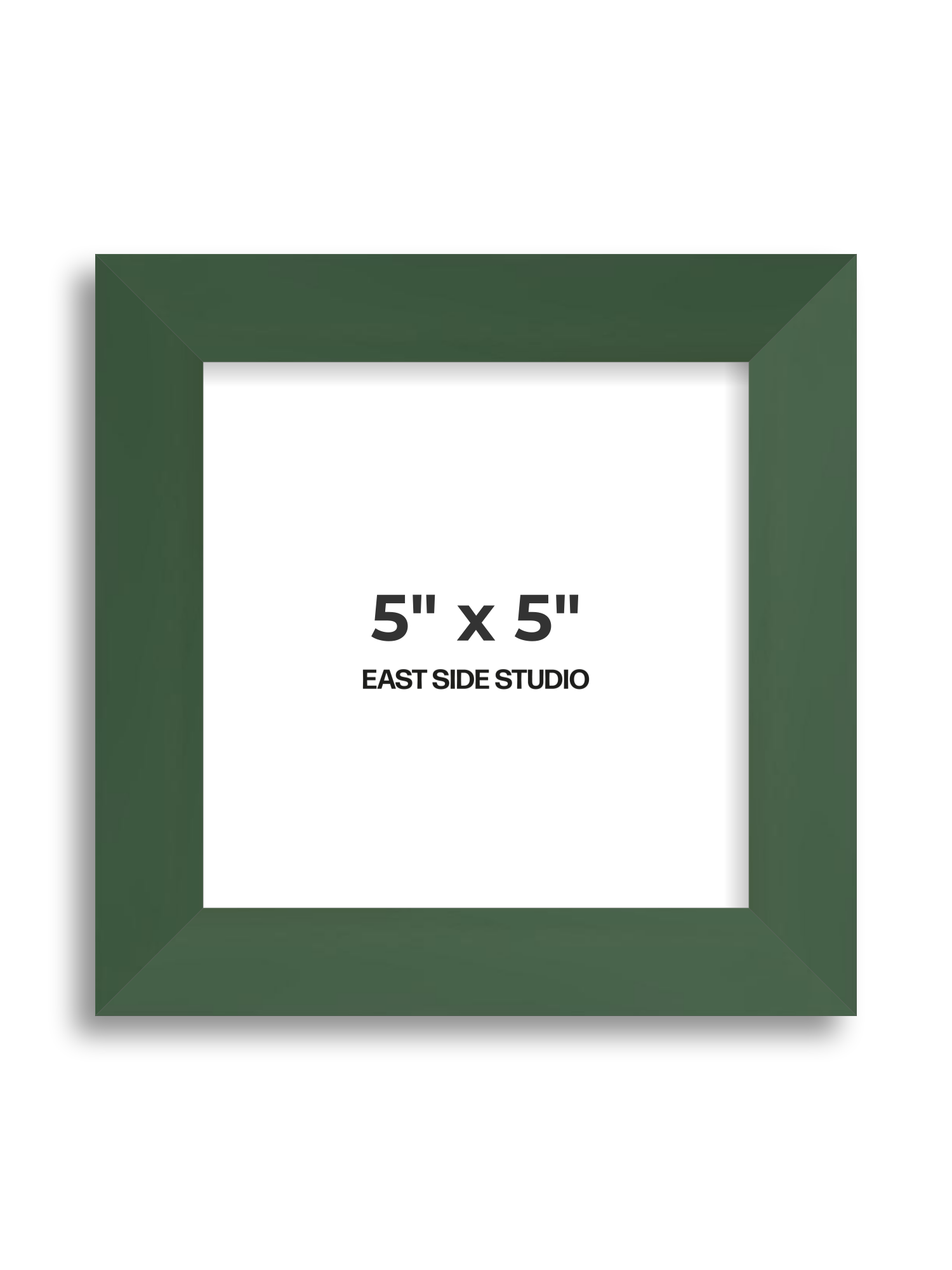 Forest Green 5" x 5" picture frame