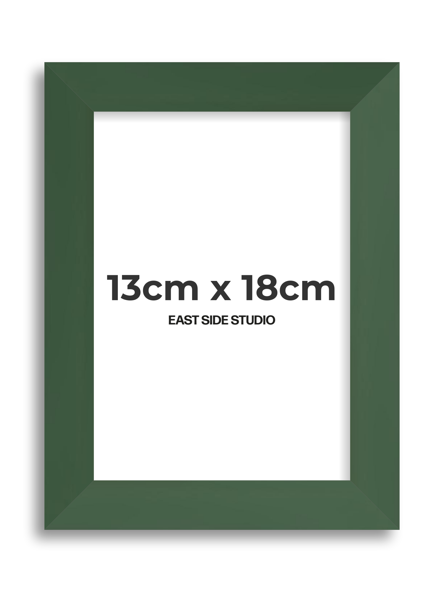 Forest Green 13cm x 18cm picture frame