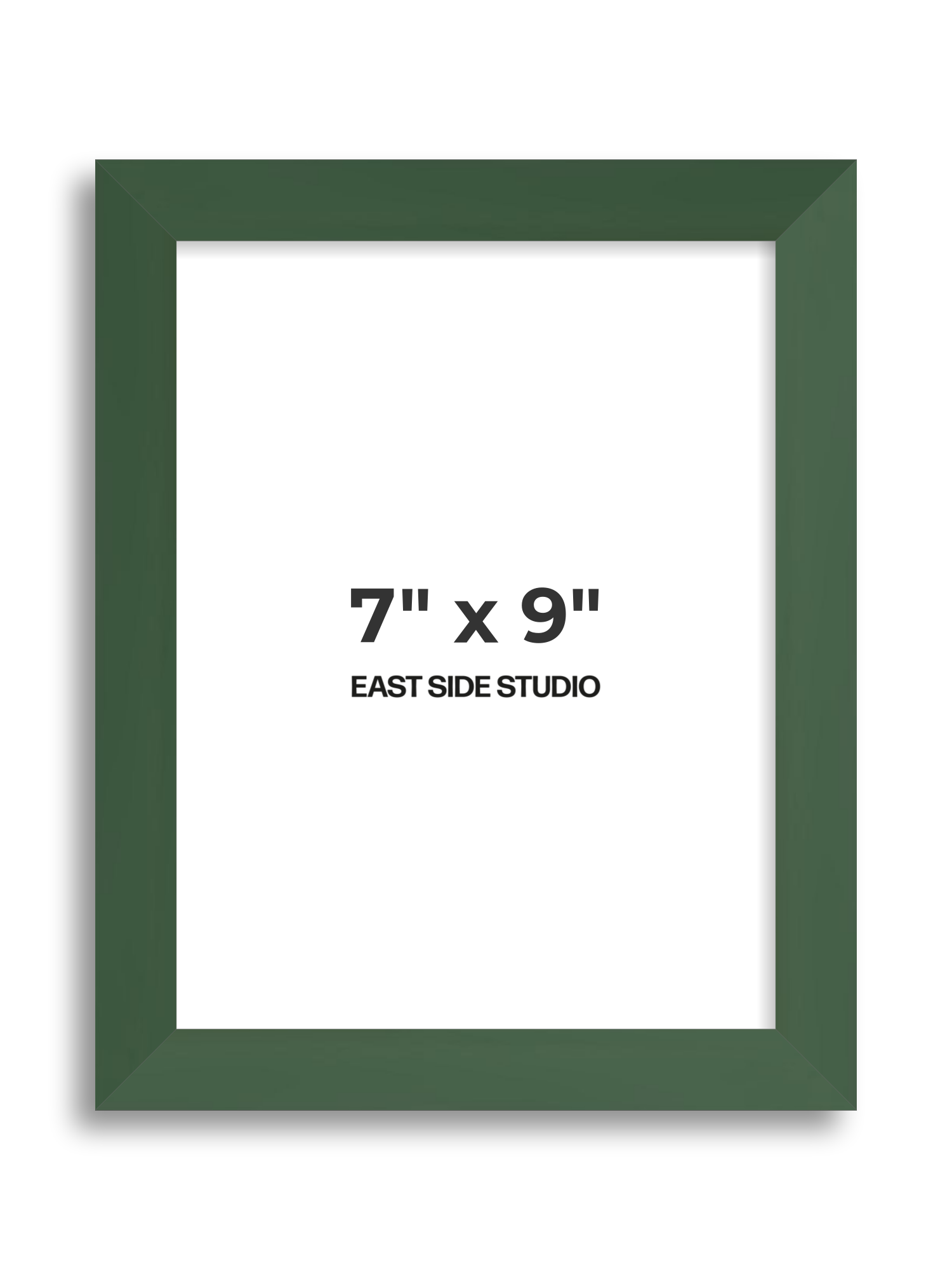 Forest Green 7" x 9" picture frame