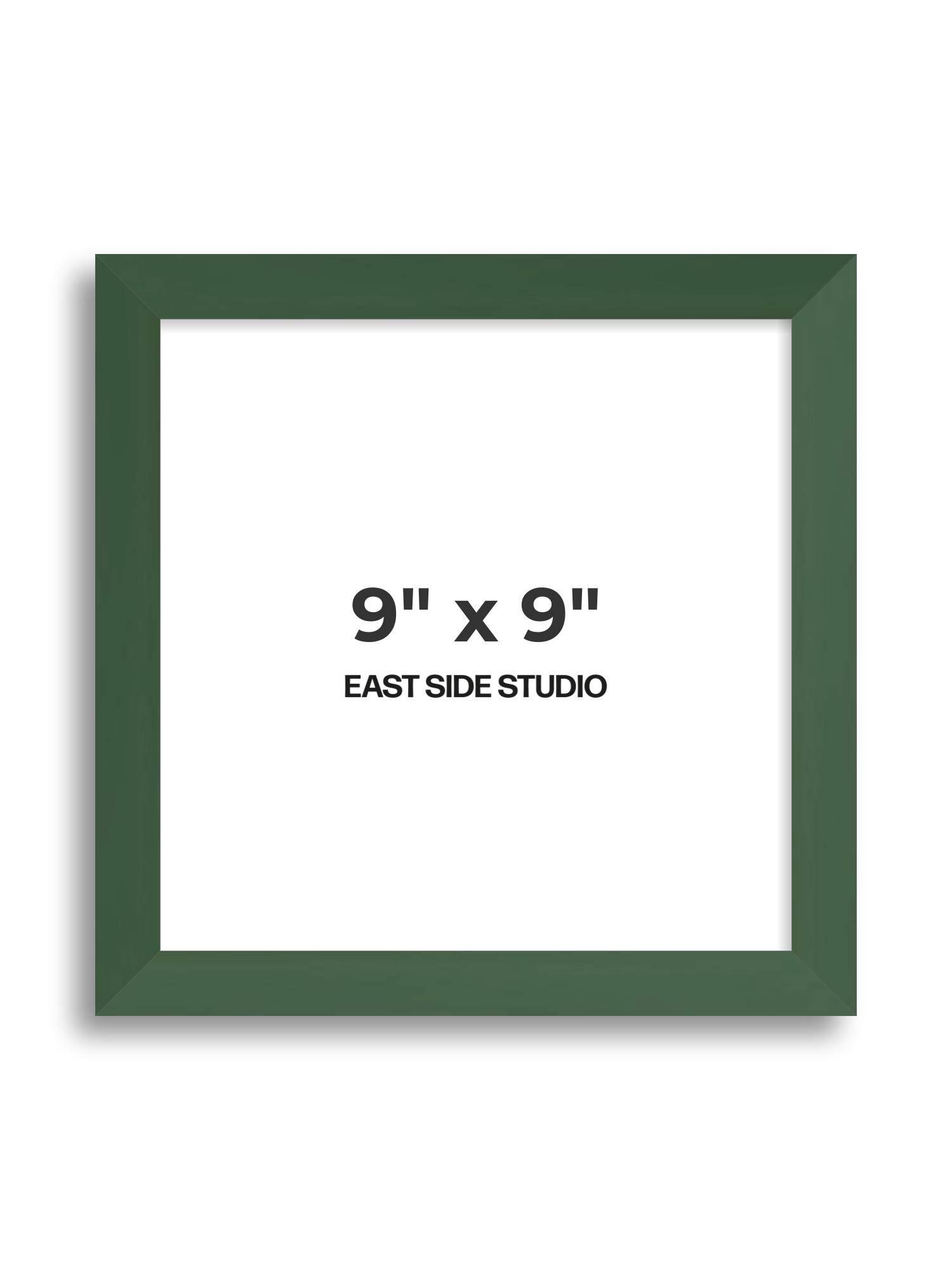 Forest Green 9" x 9" picture frame