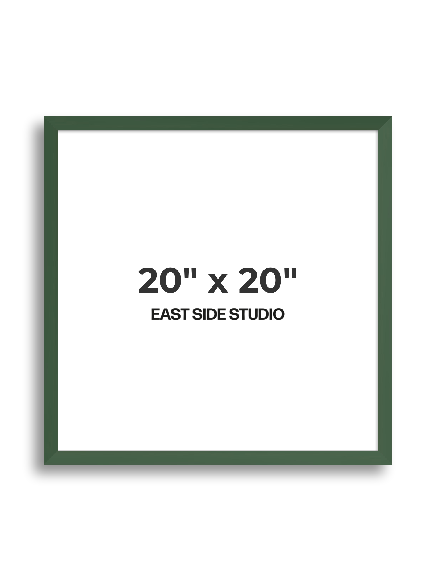 Forest Green 20" x 20" picture frame