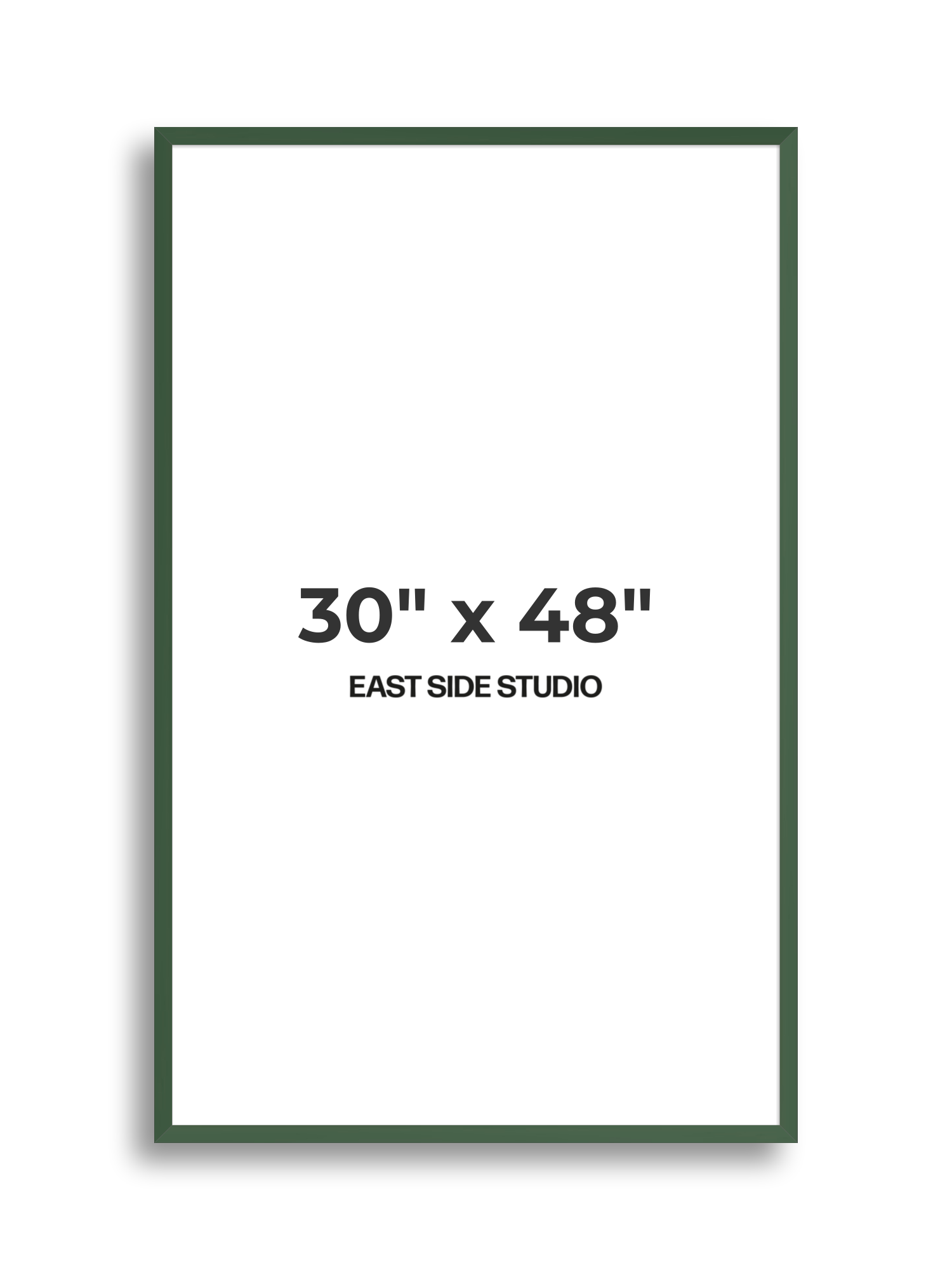 Forest Green 30" x 48" picture frame