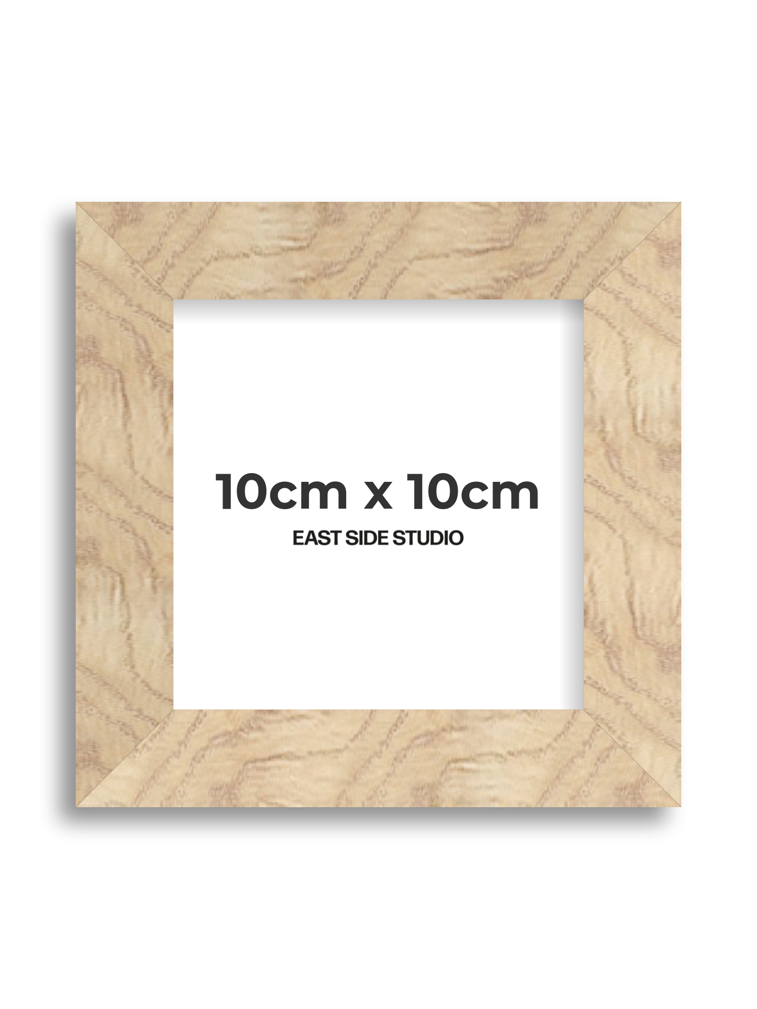 Oak Foil 10cm x 10cm picture frame